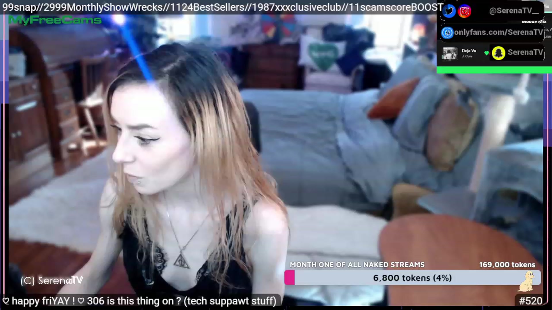 Gallery image thumbnail from serenatv's myfreecams stream on, 02/10/2023, 21:04 image 20 of 20