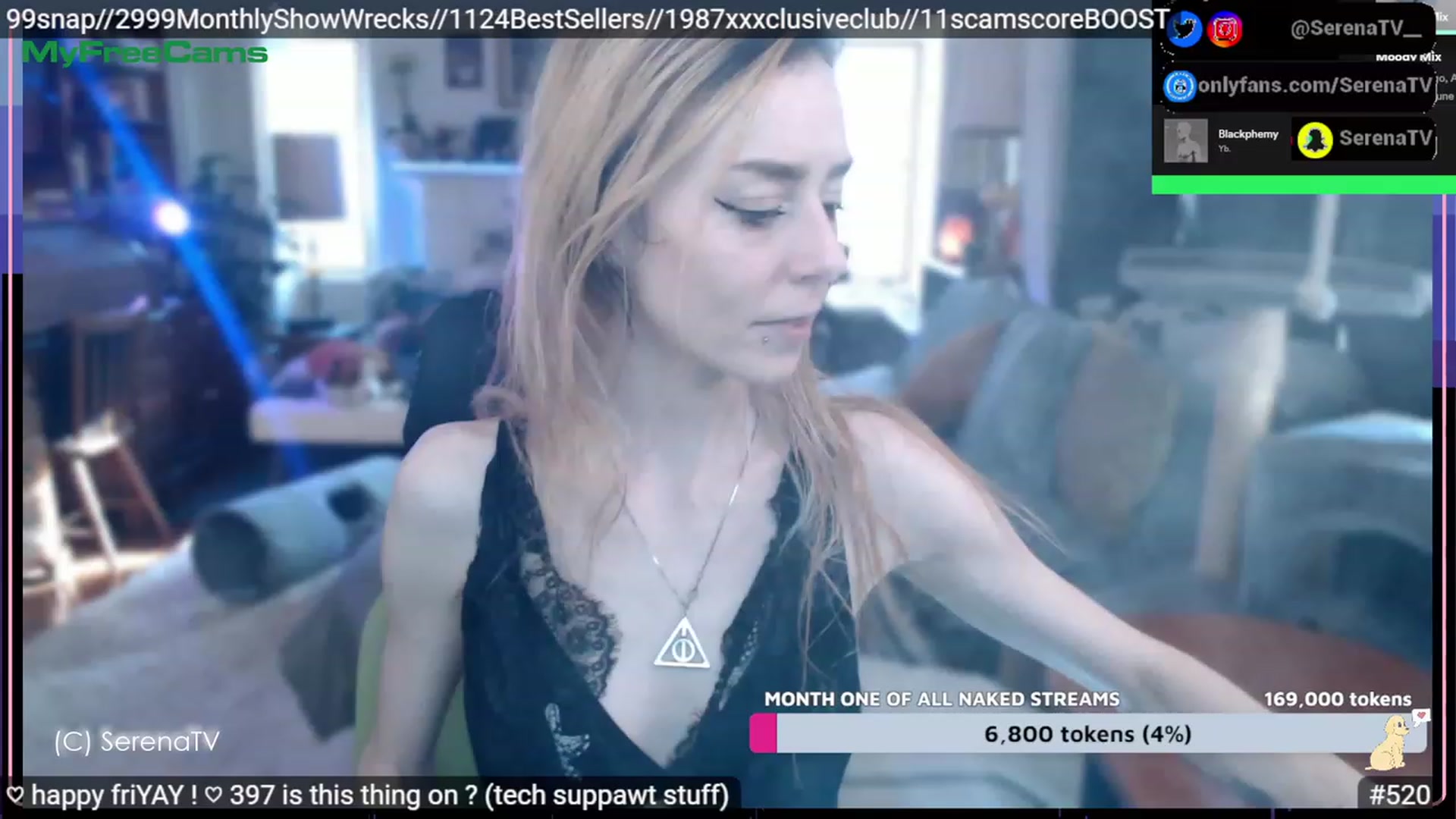 Gallery image thumbnail from serenatv's myfreecams stream on, 02/10/2023, 21:04 image 14 of 20