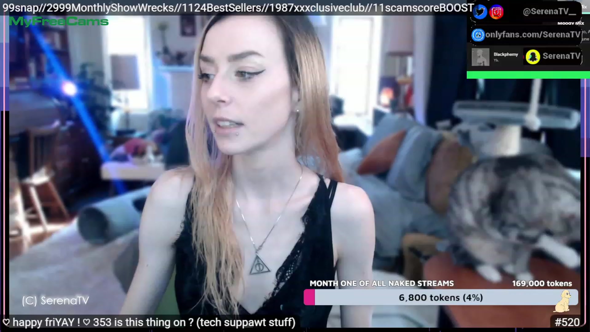 Gallery image thumbnail from serenatv's myfreecams stream on, 02/10/2023, 21:04 image 15 of 20