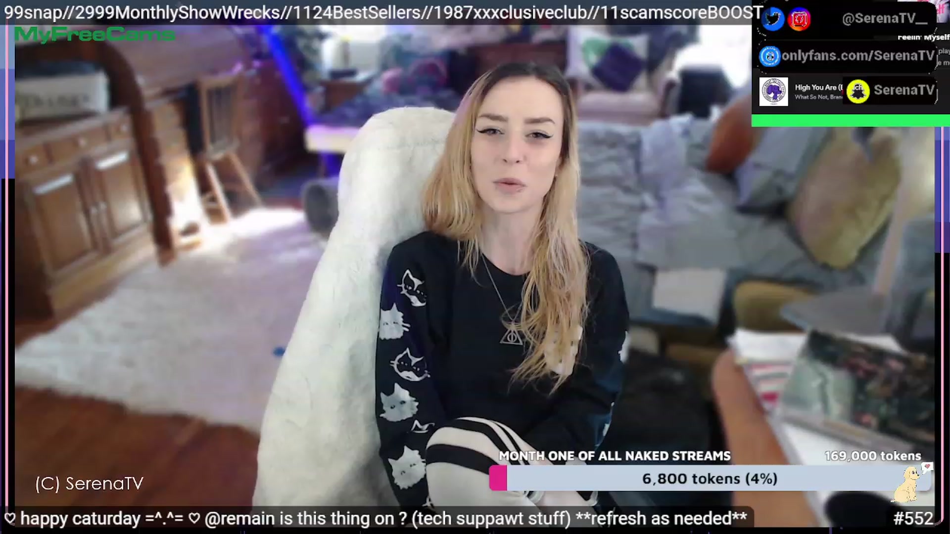 Gallery image thumbnail from serenatv's myfreecams stream on, 02/11/2023, 21:08 image 10 of 20