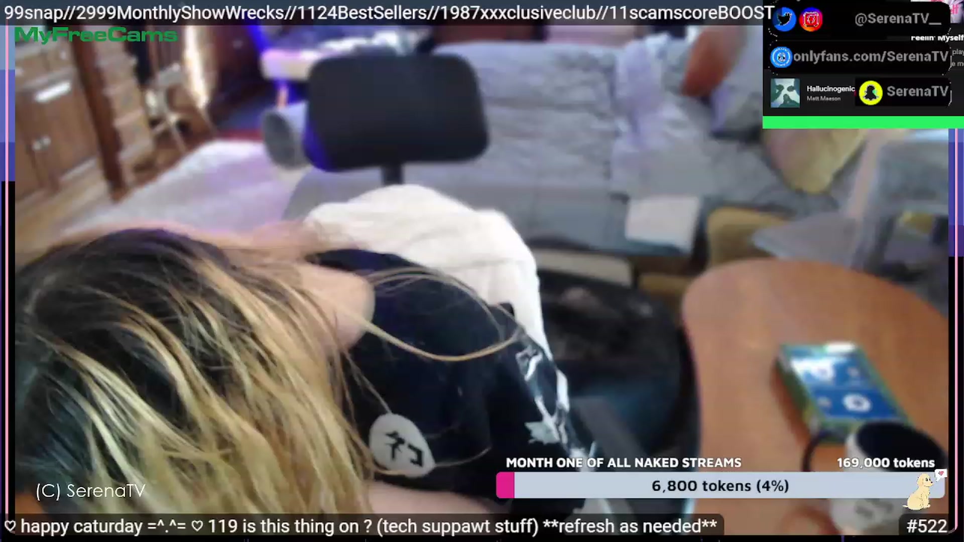 Gallery image thumbnail from serenatv's myfreecams stream on, 02/11/2023, 21:41 image 11 of 20