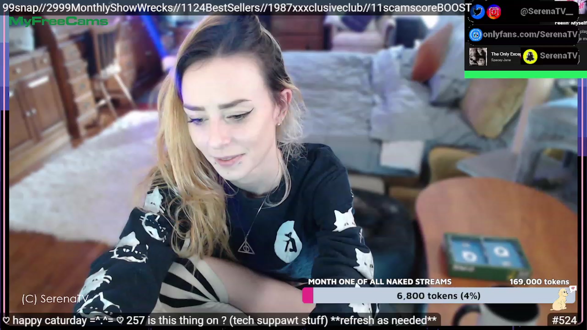 Gallery image thumbnail from serenatv's myfreecams stream on, 02/11/2023, 21:41 image 6 of 20