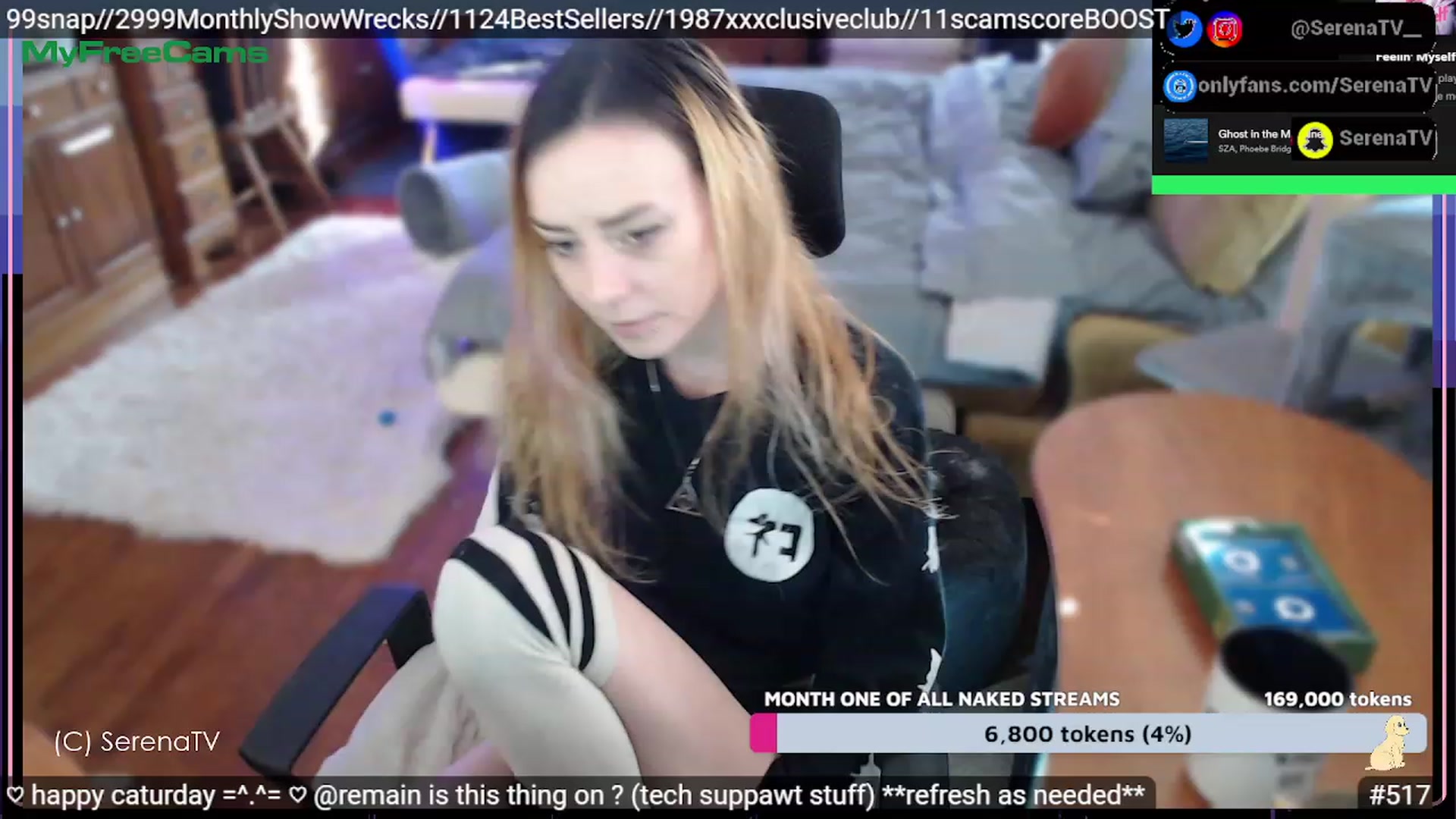Gallery image thumbnail from serenatv's myfreecams stream on, 02/11/2023, 21:41 image 15 of 20