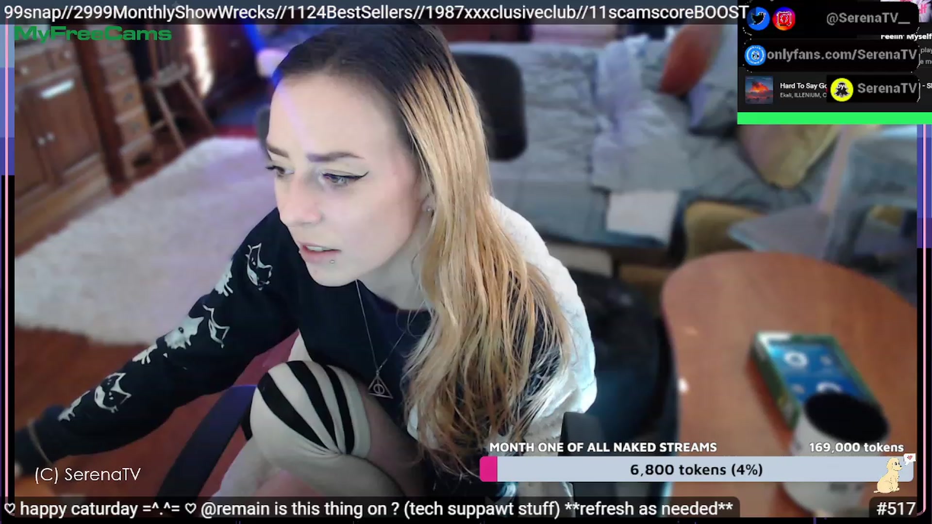 Gallery image thumbnail from serenatv's myfreecams stream on, 02/11/2023, 21:41 image 17 of 20