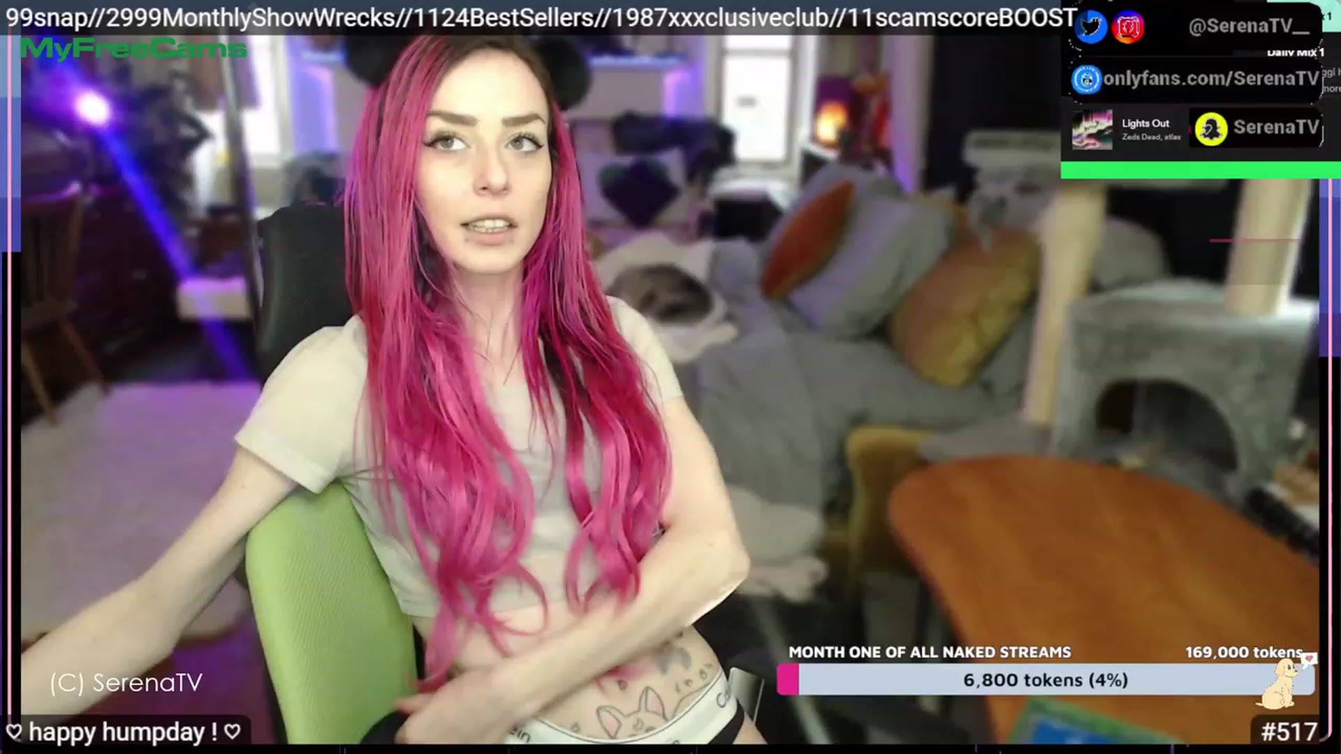 Gallery image thumbnail from serenatv's myfreecams stream on, 02/15/2023, 21:42 image 19 of 20