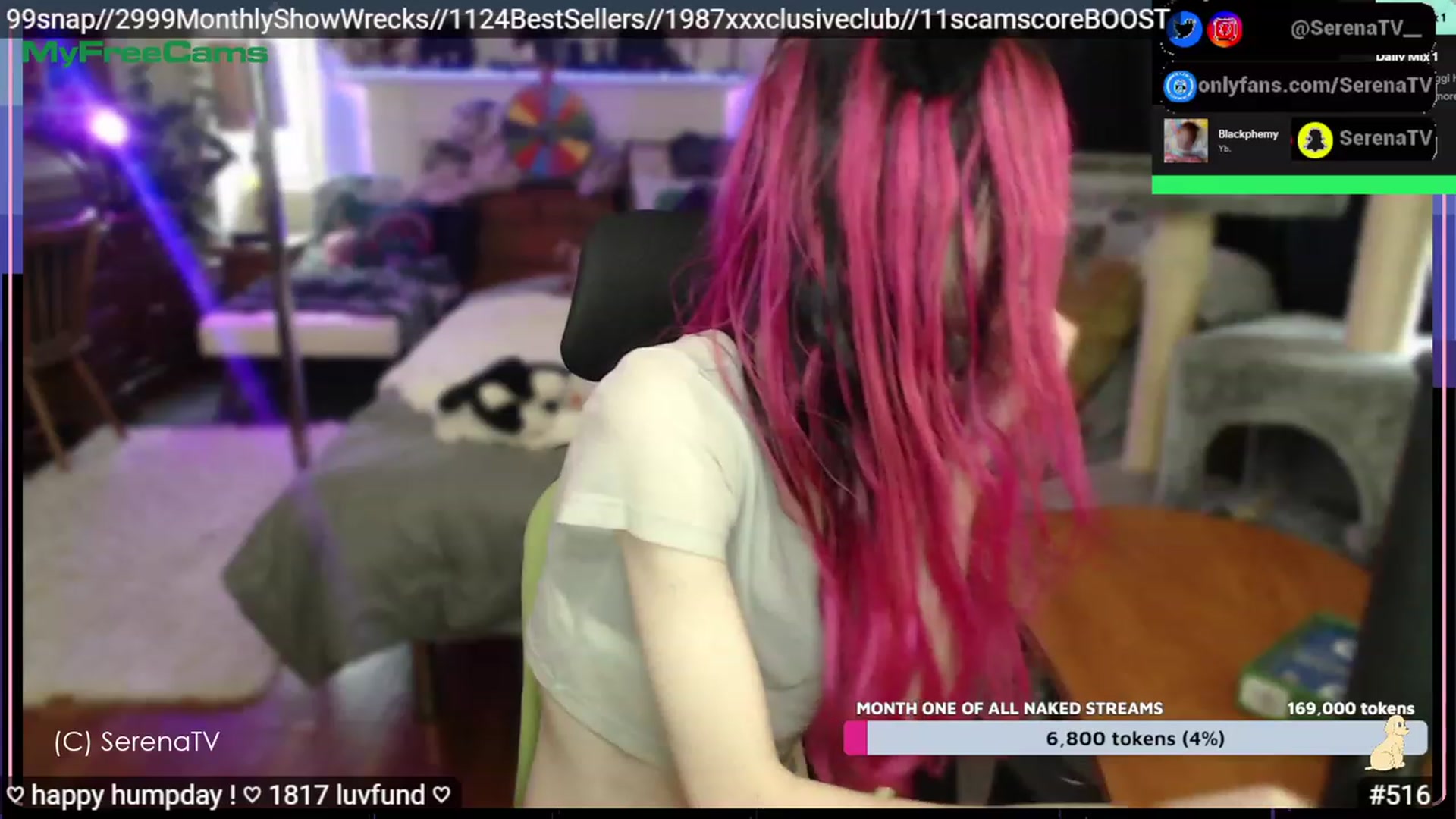 Gallery image thumbnail from serenatv's myfreecams stream on, 02/15/2023, 21:42 image 15 of 20