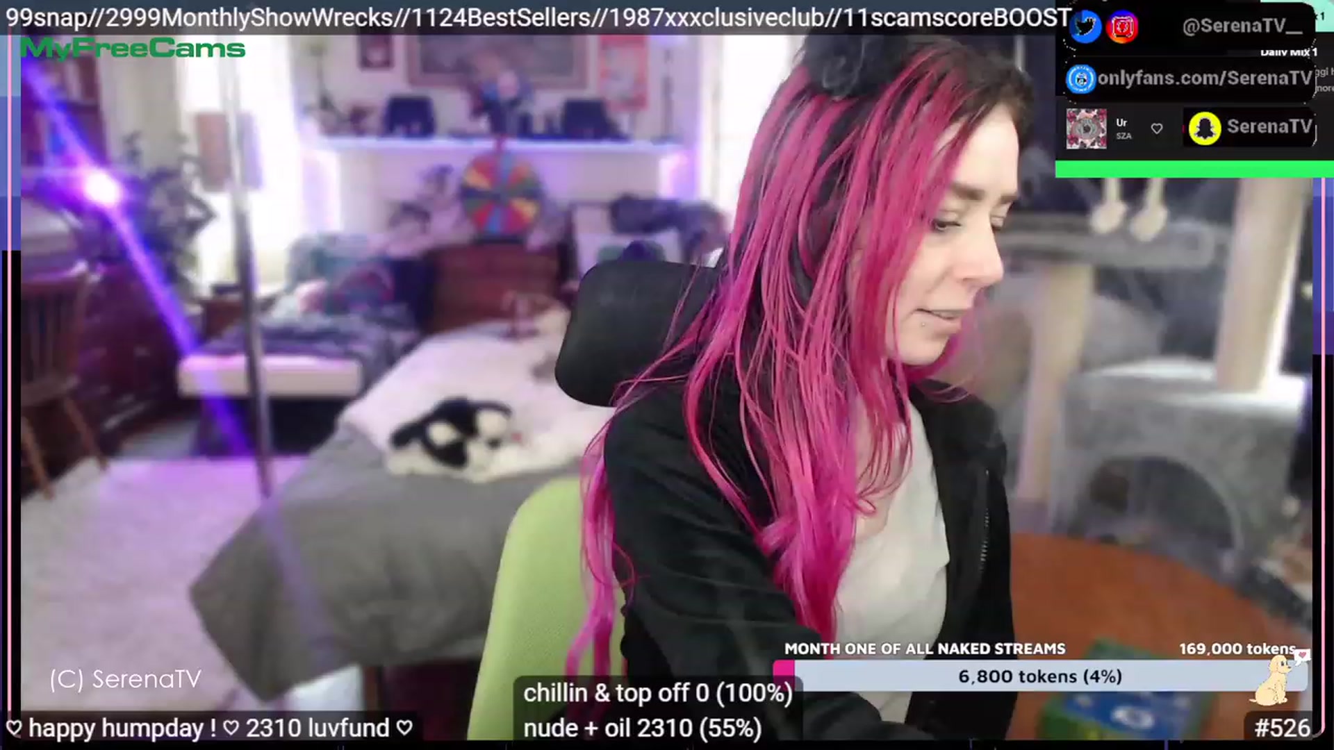 Gallery image thumbnail from serenatv's myfreecams stream on, 02/15/2023, 21:42 image 7 of 20
