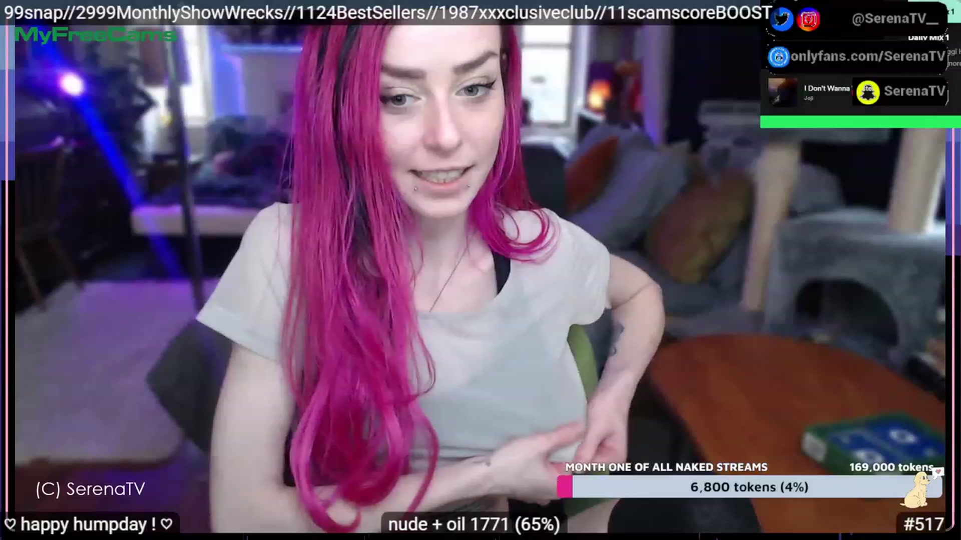 Gallery image thumbnail from serenatv's myfreecams stream on, 02/15/2023, 21:42 image 17 of 20