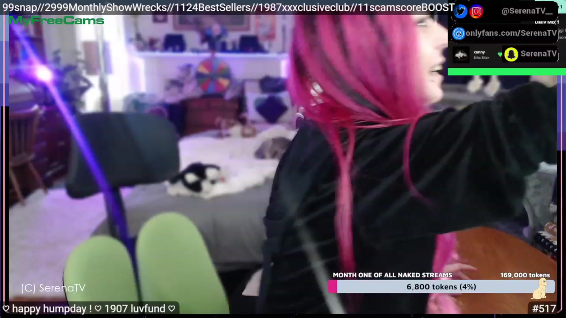 Gallery image thumbnail from serenatv's myfreecams stream on, 02/15/2023, 21:42 image 13 of 20