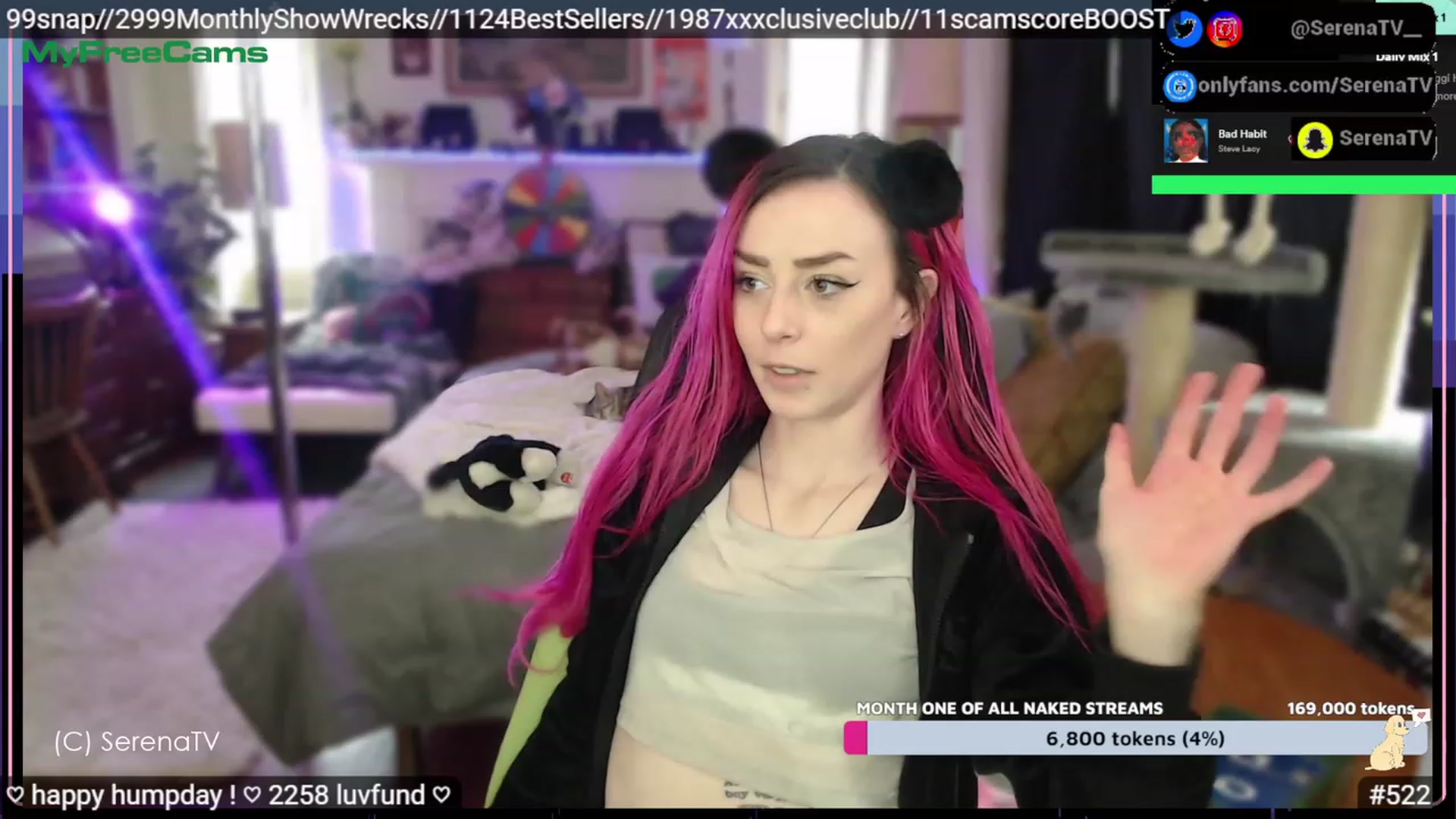 Gallery image thumbnail from serenatv's myfreecams stream on, 02/15/2023, 21:42 image 9 of 20