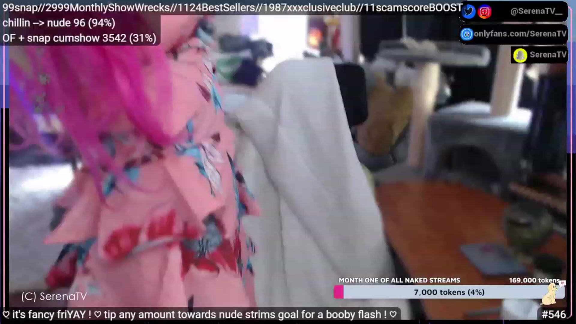 Gallery image thumbnail from serenatv's myfreecams stream on, 02/17/2023, 20:25 image 18 of 20