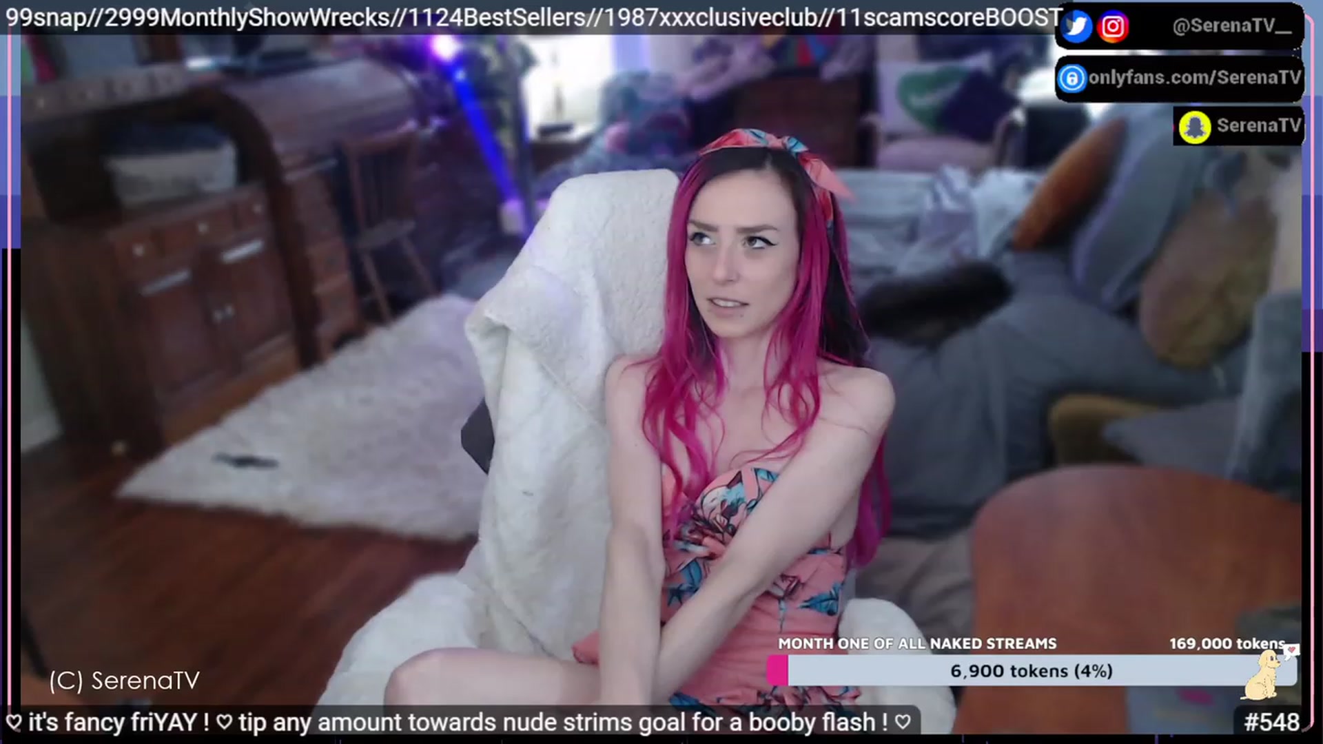 Gallery image thumbnail from serenatv's myfreecams stream on, 02/17/2023, 20:25 image 11 of 20