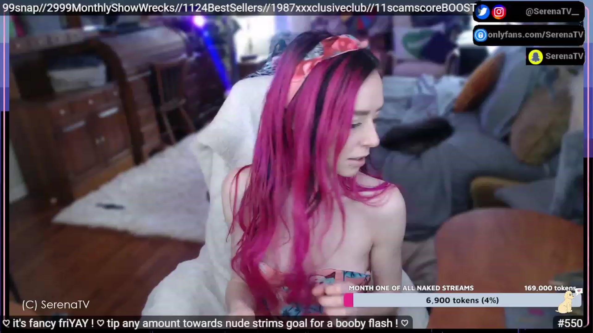 Gallery image thumbnail from serenatv's myfreecams stream on, 02/17/2023, 20:25 image 9 of 20