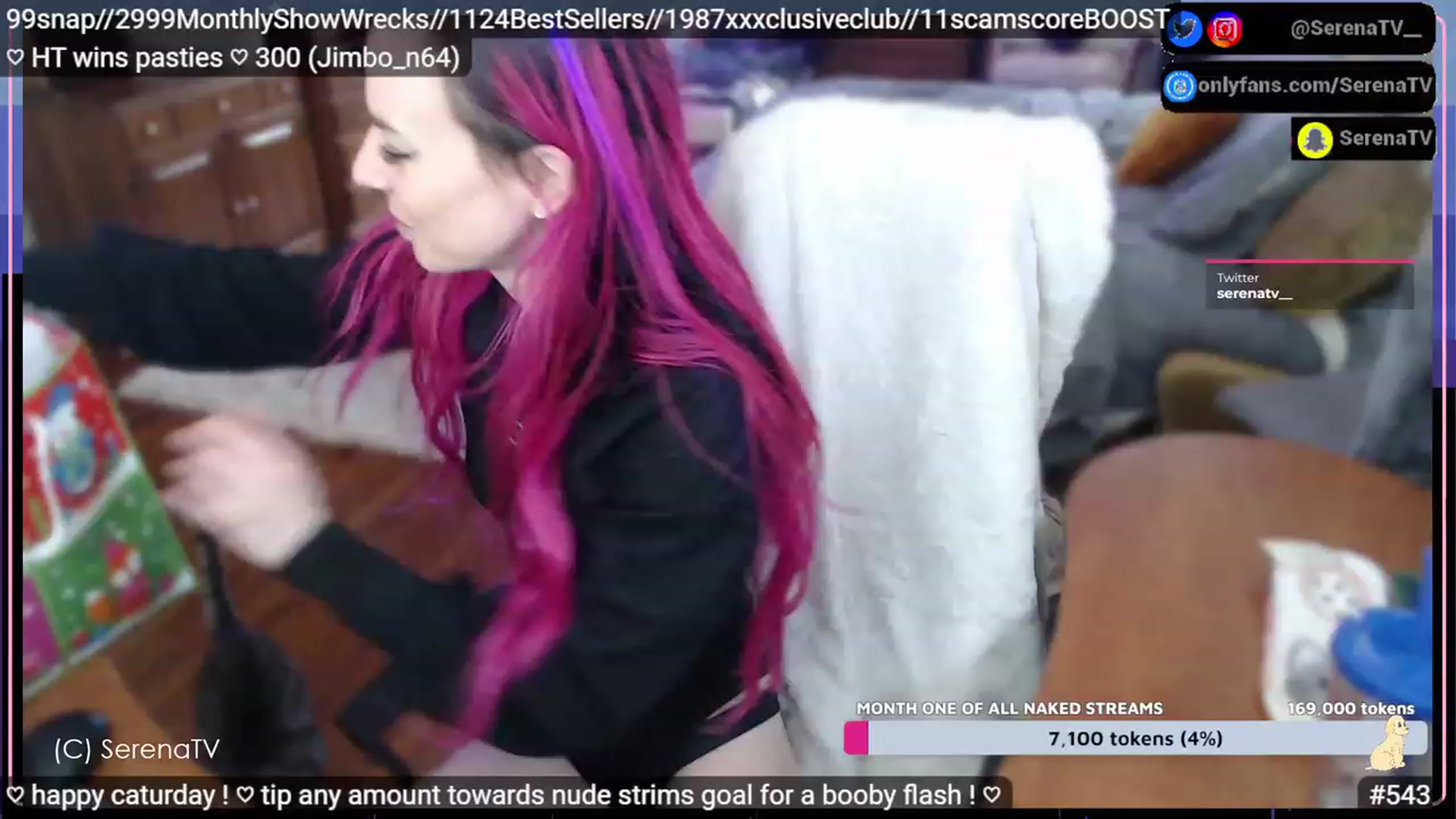 Gallery image thumbnail from serenatv's myfreecams stream on, 02/18/2023, 22:15 image 7 of 20