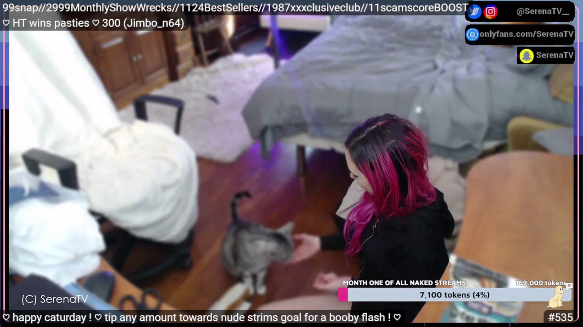 Gallery image thumbnail from serenatv's myfreecams stream on, 02/18/2023, 22:15 image 10 of 20