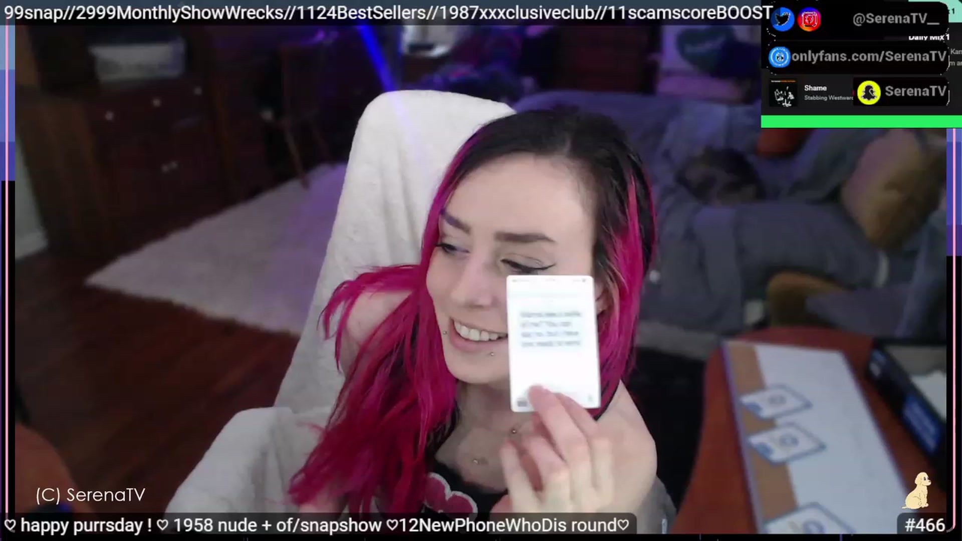Gallery image thumbnail from serenatv's myfreecams stream on, 02/23/2023, 20:59 image 7 of 20