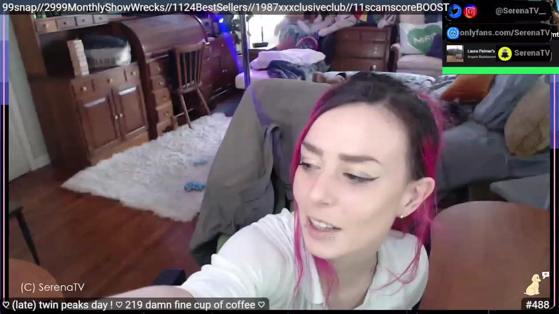 Gallery image thumbnail from serenatv's myfreecams stream on, 02/25/2023, 20:26 image 16 of 20