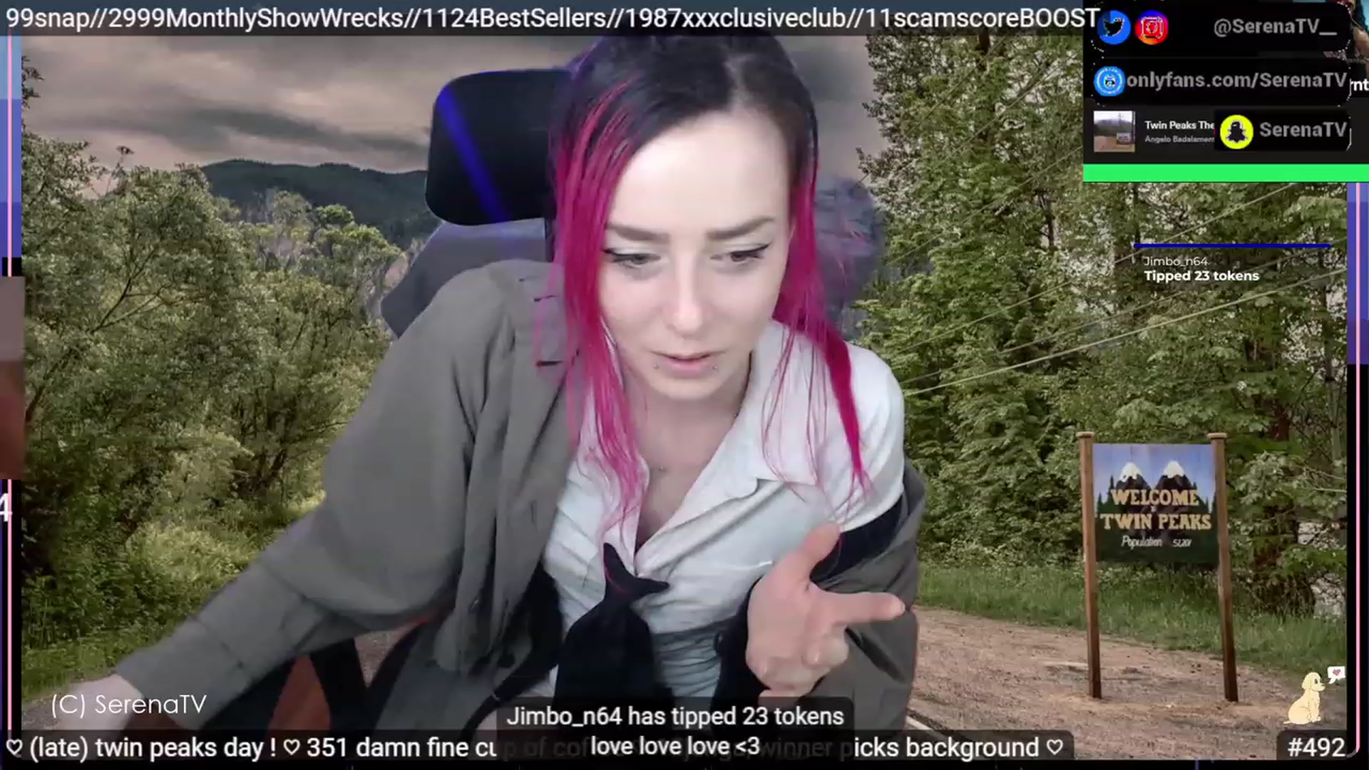 Gallery image thumbnail from serenatv's myfreecams stream on, 02/25/2023, 20:26 image 10 of 20