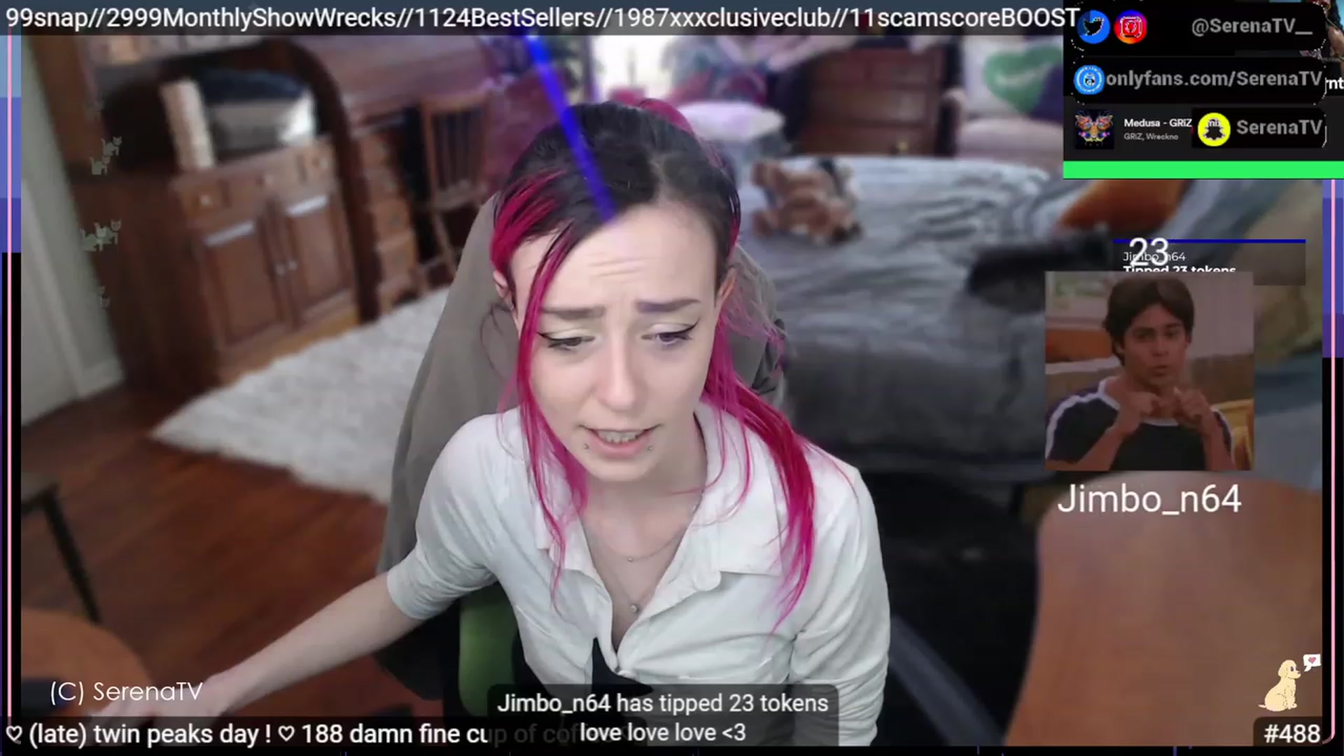 Gallery image thumbnail from serenatv's myfreecams stream on, 02/25/2023, 20:26 image 18 of 20
