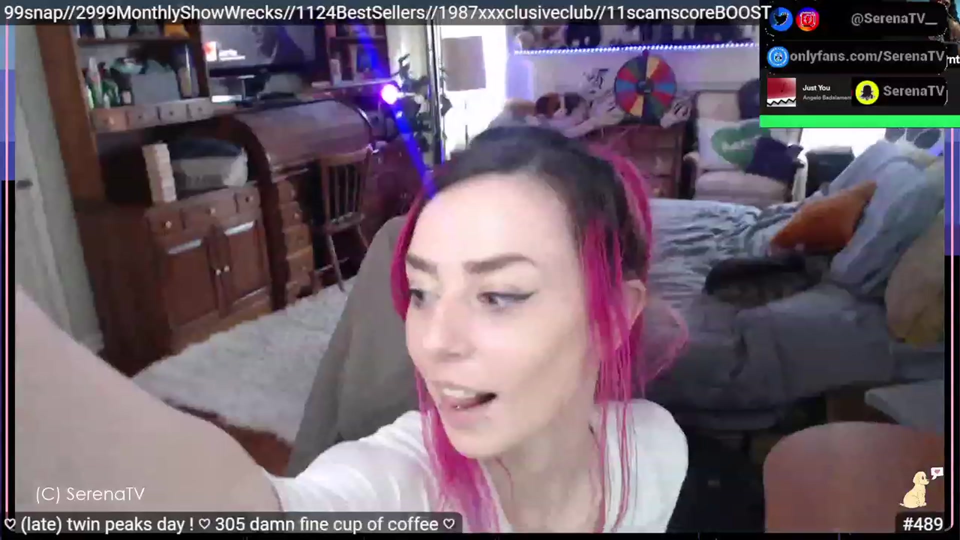 Gallery image thumbnail from serenatv's myfreecams stream on, 02/25/2023, 20:26 image 14 of 20