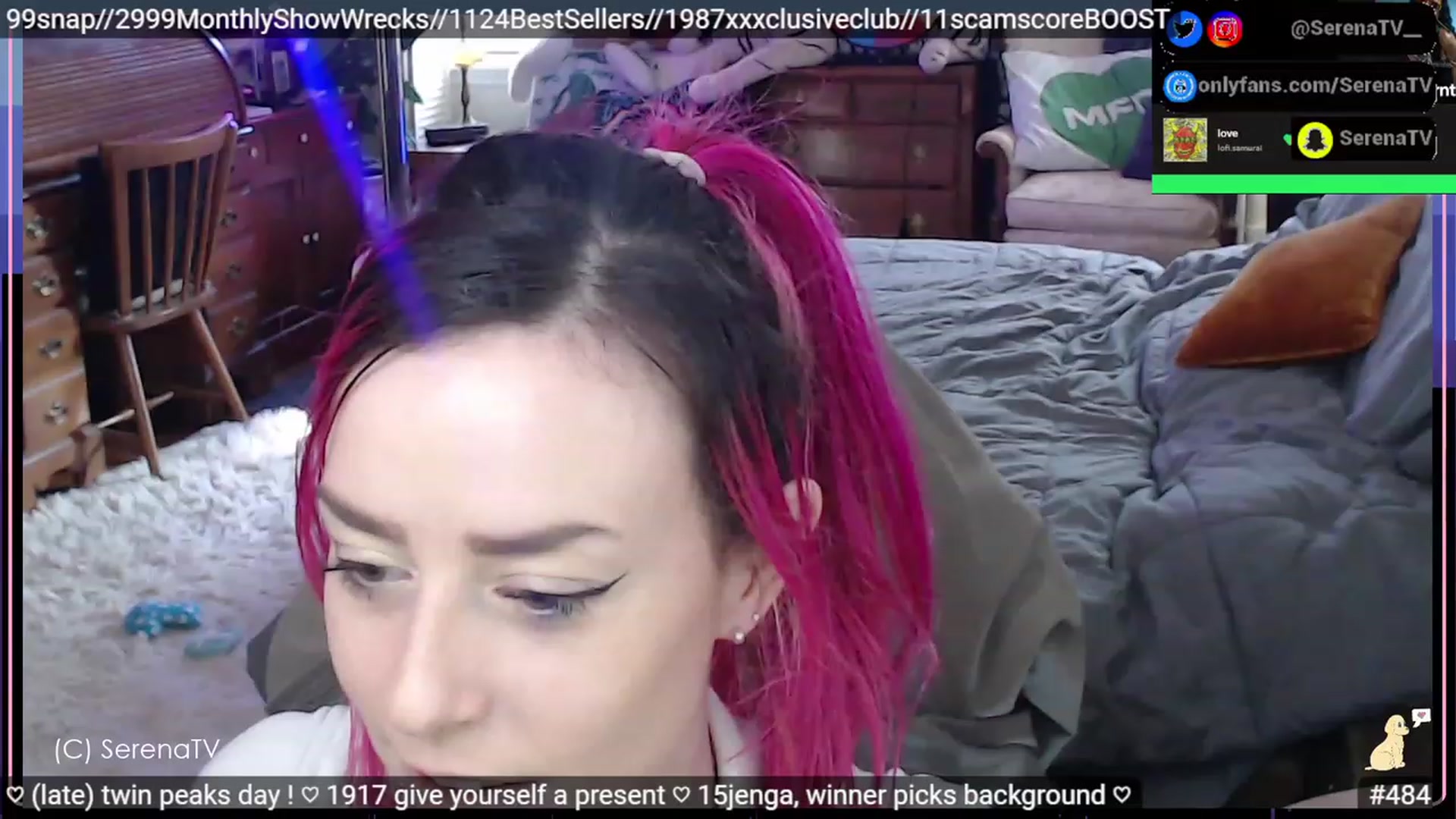 Gallery image thumbnail from serenatv's myfreecams stream on, 02/25/2023, 22:09 image 4 of 20