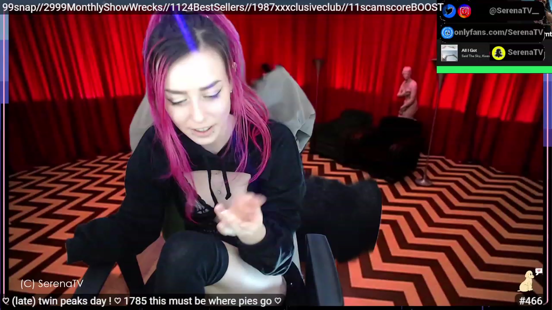 Gallery image thumbnail from serenatv's myfreecams stream on, 02/25/2023, 22:09 image 16 of 20