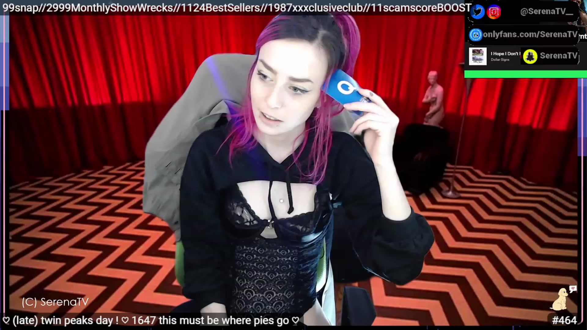 Gallery image thumbnail from serenatv's myfreecams stream on, 02/25/2023, 22:09 image 18 of 20