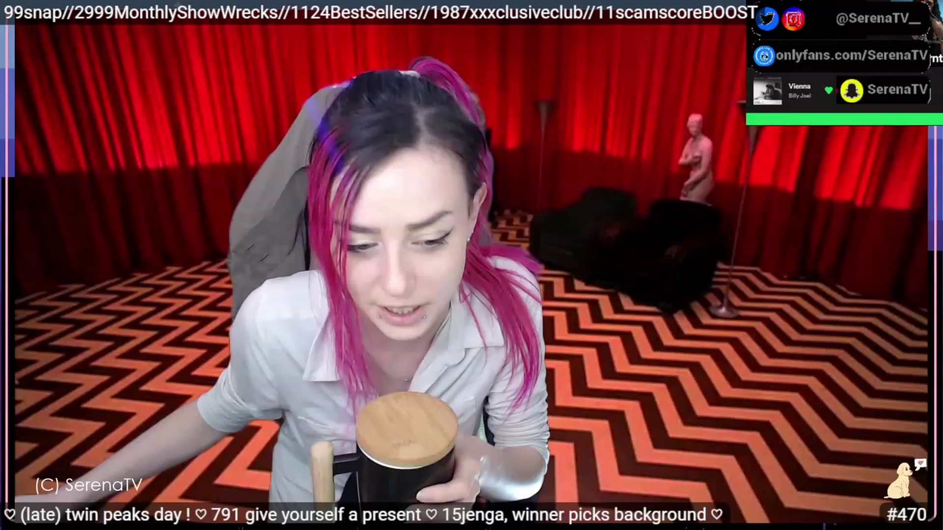 Gallery image thumbnail from serenatv's myfreecams stream on, 02/25/2023, 22:09 image 8 of 20