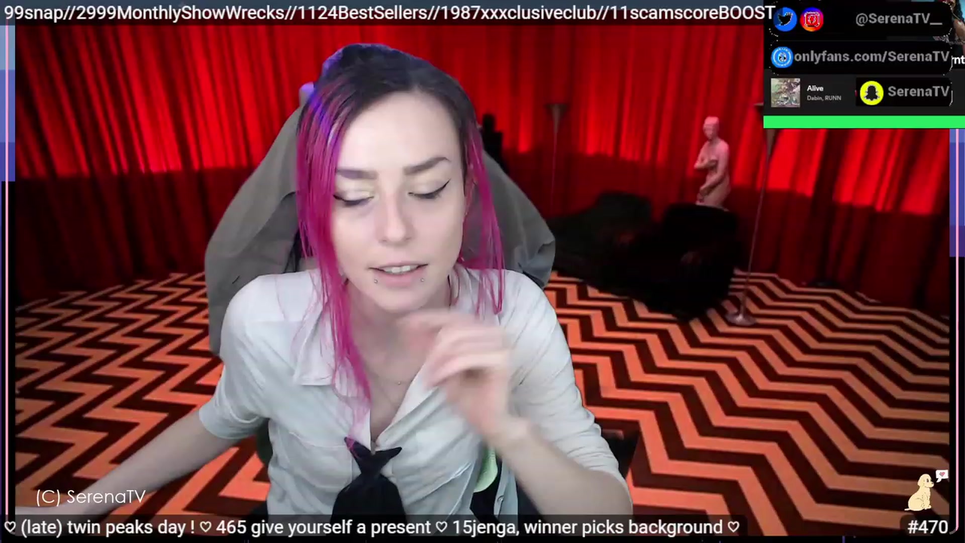 Gallery image thumbnail from serenatv's myfreecams stream on, 02/25/2023, 22:09 image 10 of 20