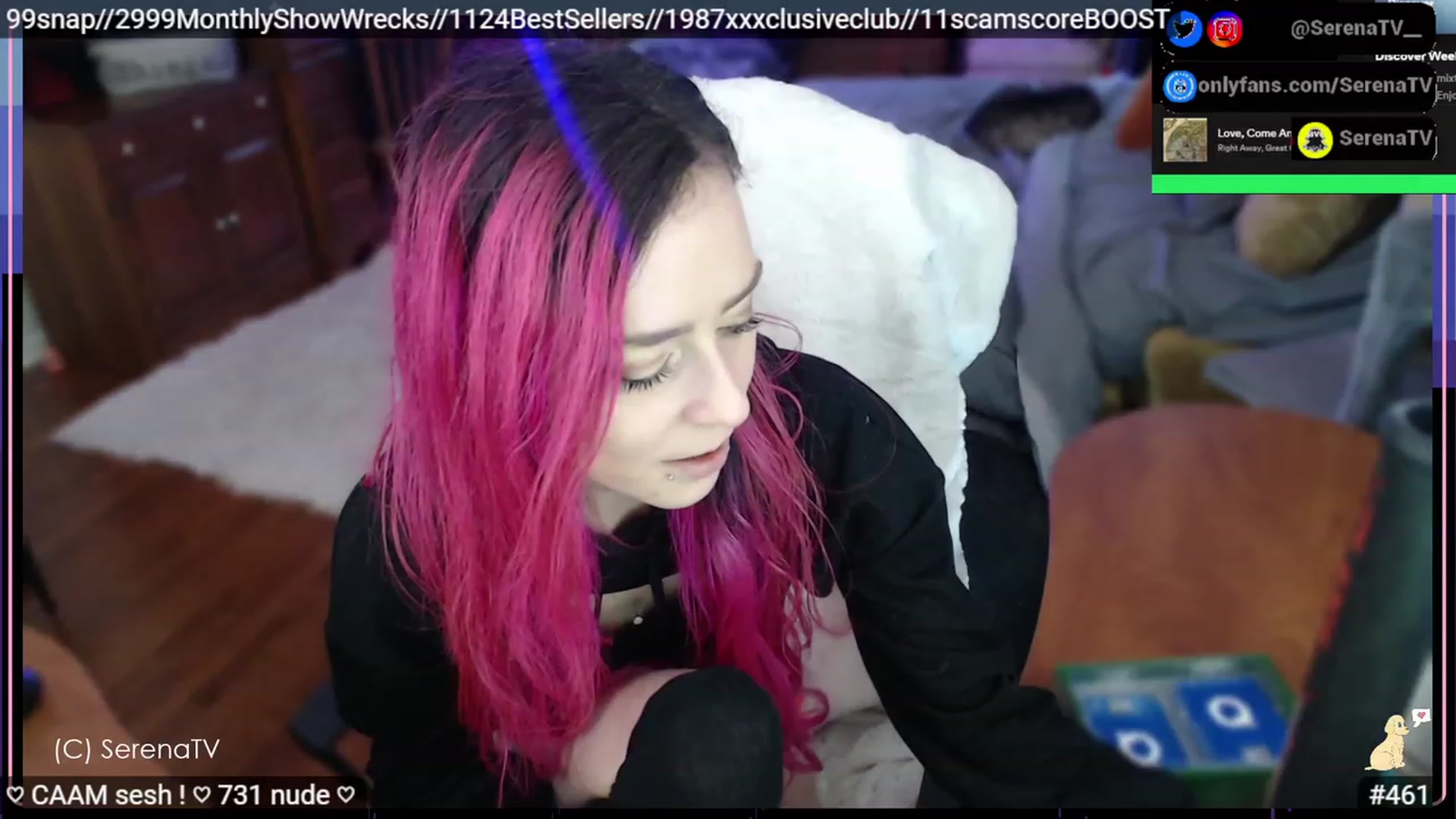 Gallery image thumbnail from serenatv's myfreecams stream on, 02/27/2023, 21:17 image 18 of 20