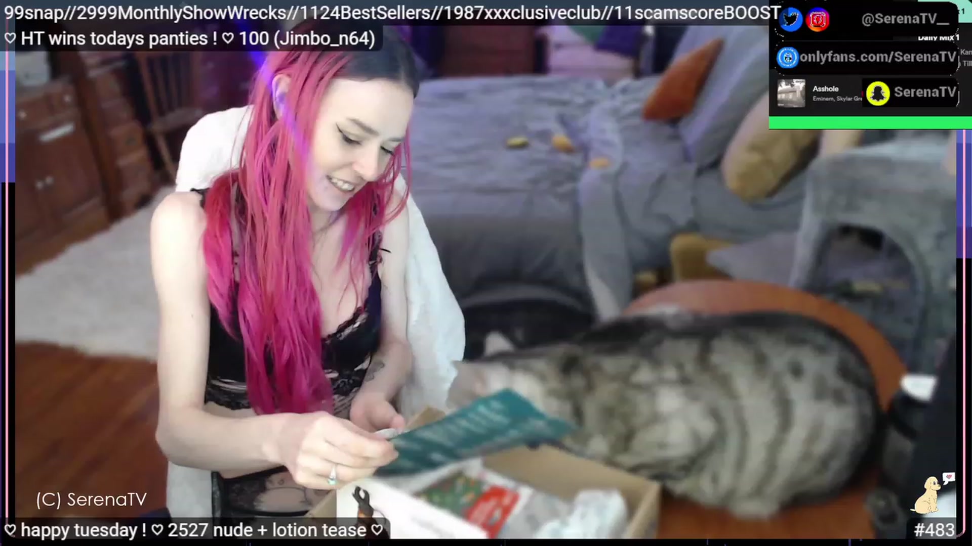 Gallery image thumbnail from serenatv's myfreecams stream on, 02/28/2023, 22:15 image 11 of 20