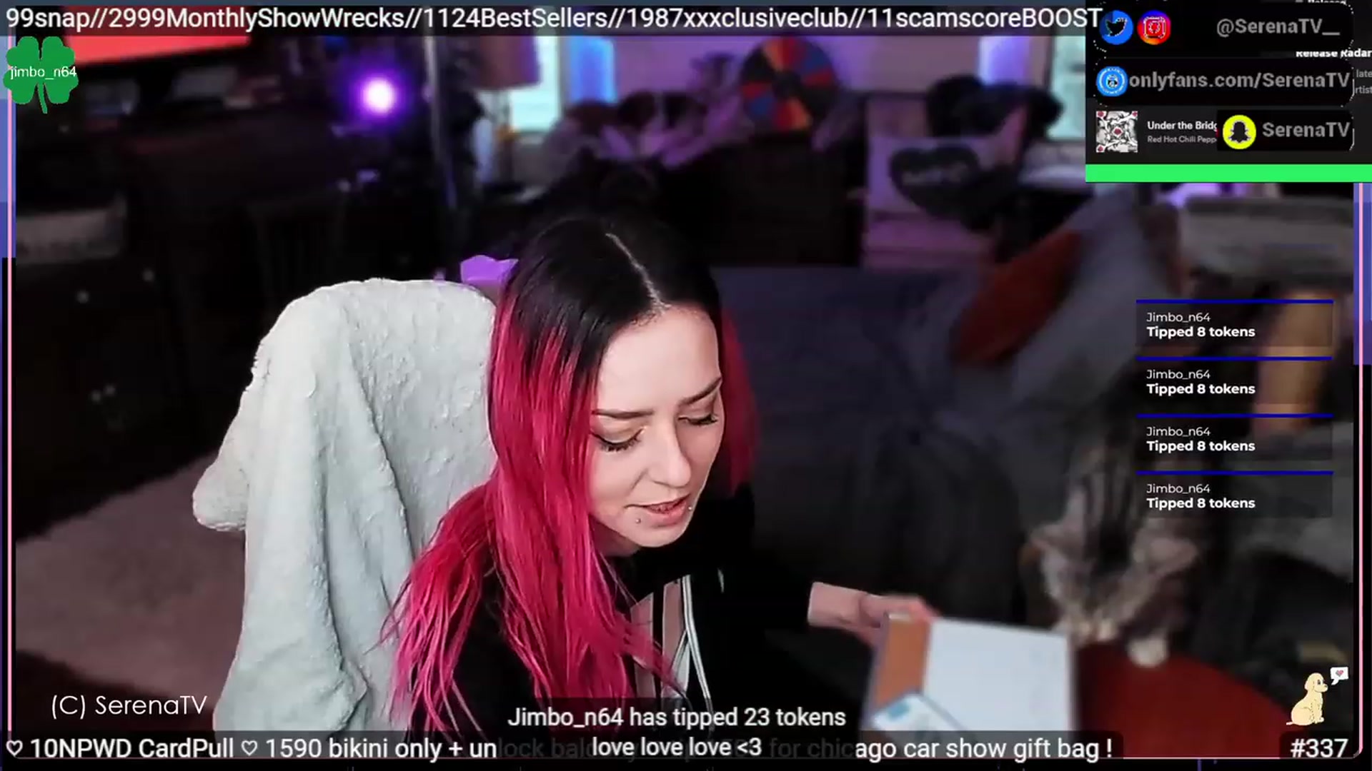 Gallery image thumbnail from serenatv's myfreecams stream on, 03/03/2023, 21:24 image 12 of 20
