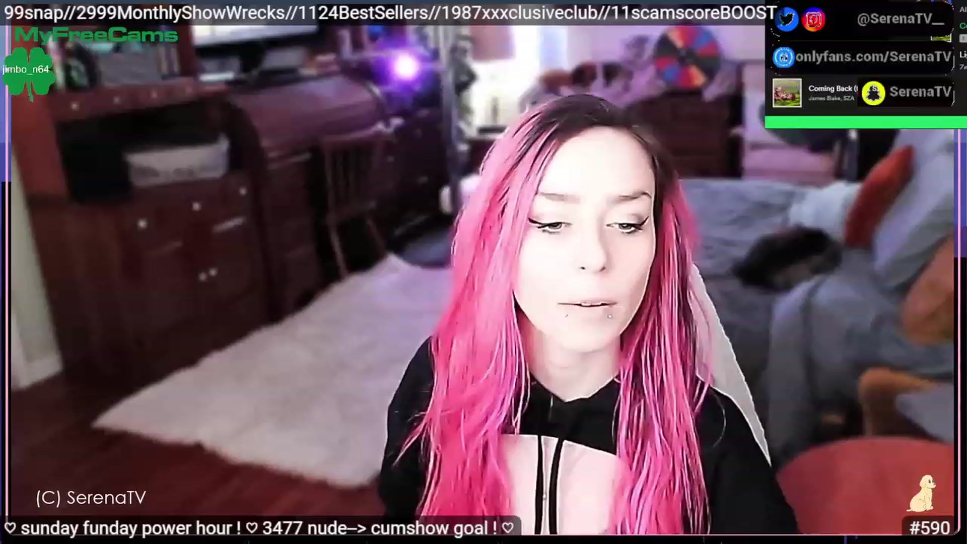 Gallery image thumbnail from serenatv's myfreecams stream on, 03/05/2023, 21:01 image 4 of 20