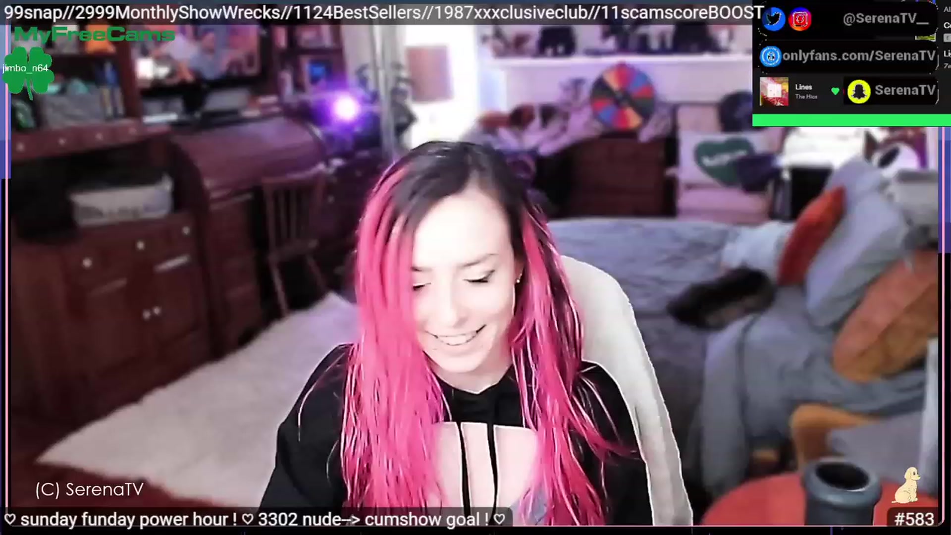 Gallery image thumbnail from serenatv's myfreecams stream on, 03/05/2023, 21:01 image 6 of 20