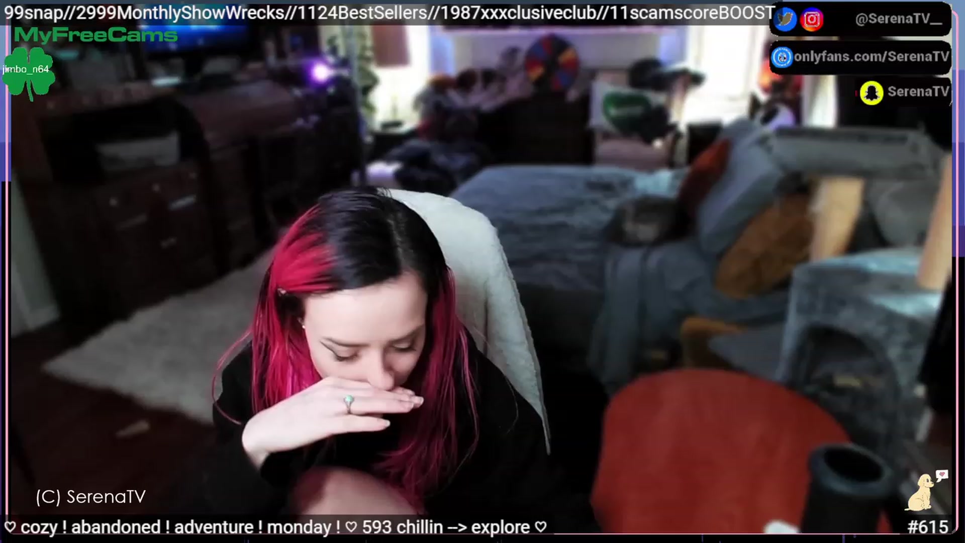 Gallery image thumbnail from serenatv's myfreecams stream on, 03/06/2023, 20:03 image 18 of 20