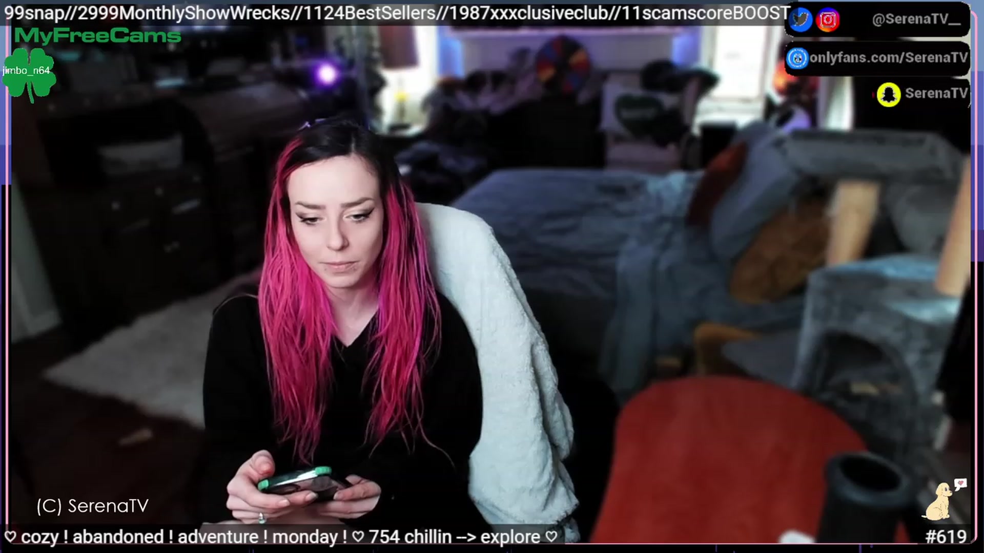 Gallery image thumbnail from serenatv's myfreecams stream on, 03/06/2023, 20:03 image 13 of 20