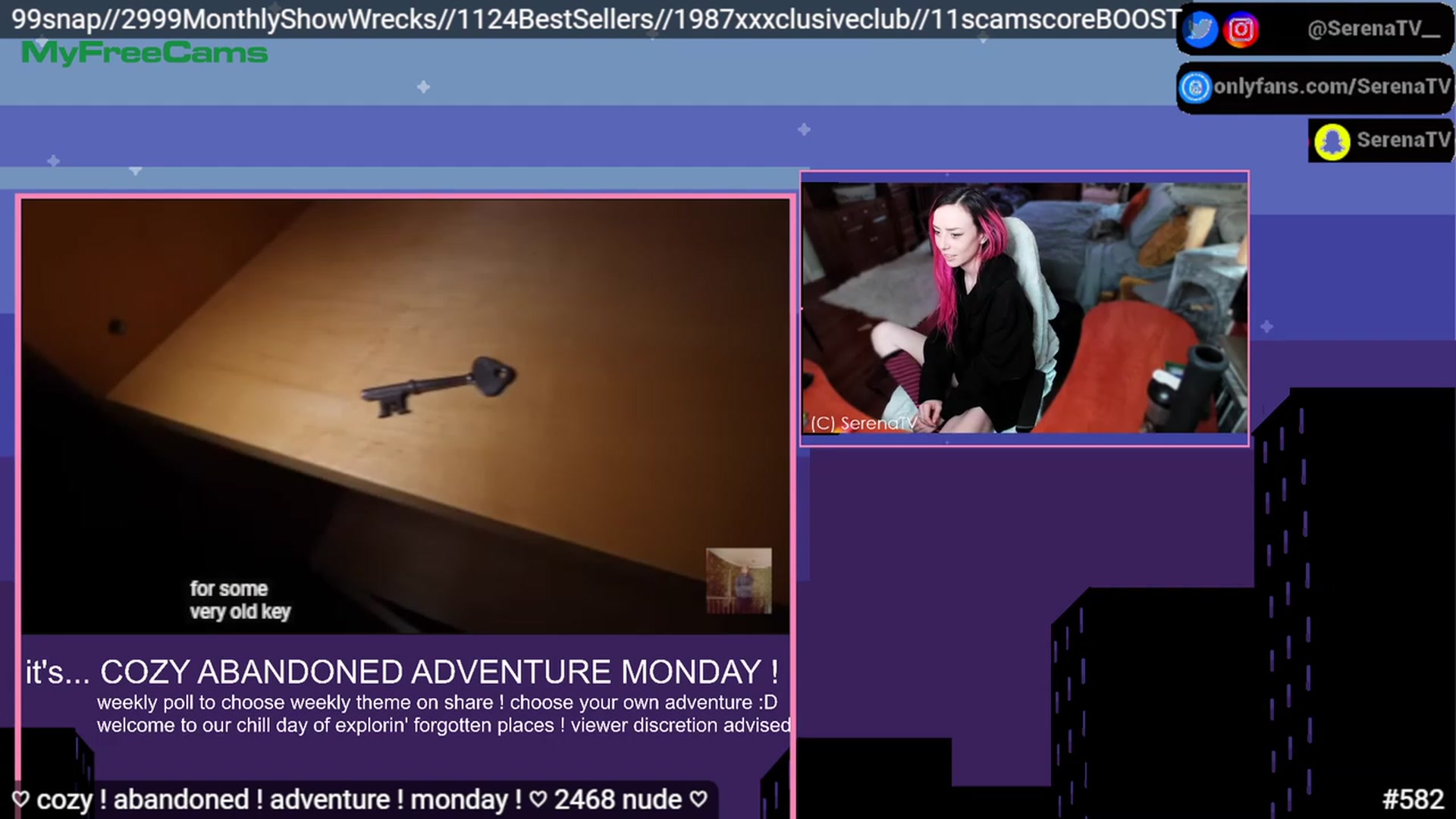 Gallery image thumbnail from serenatv's myfreecams stream on, 03/06/2023, 21:16 image 6 of 20
