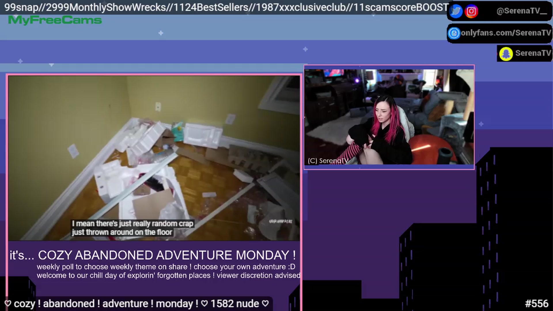 Gallery image thumbnail from serenatv's myfreecams stream on, 03/06/2023, 21:16 image 19 of 20
