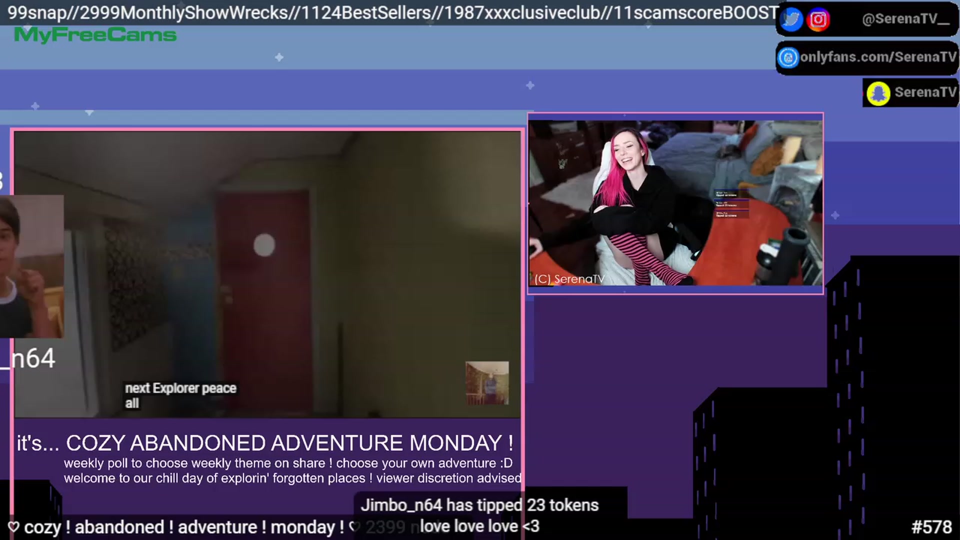 Gallery image thumbnail from serenatv's myfreecams stream on, 03/06/2023, 21:16 image 7 of 20
