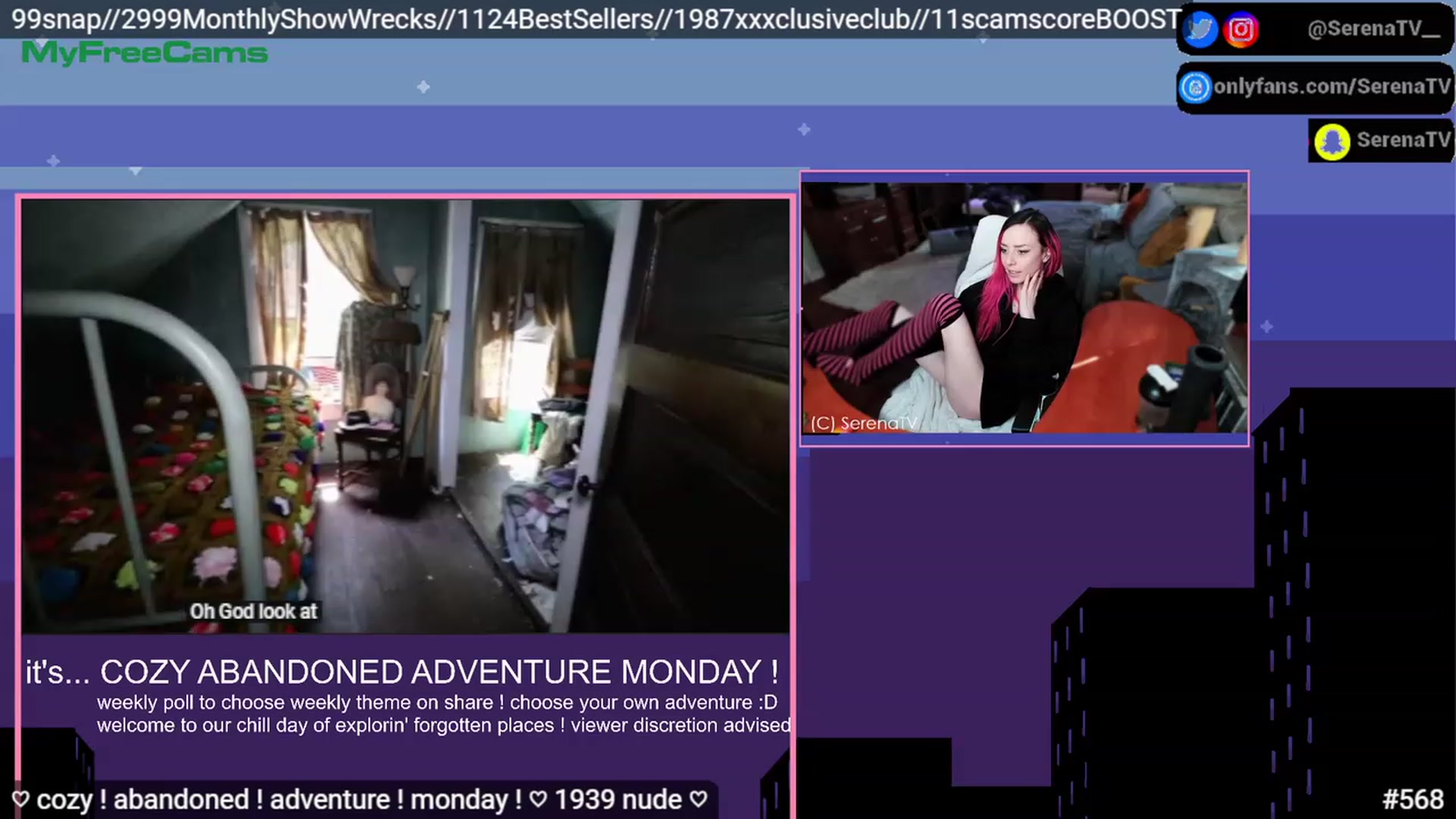 Gallery image thumbnail from serenatv's myfreecams stream on, 03/06/2023, 21:16 image 13 of 20