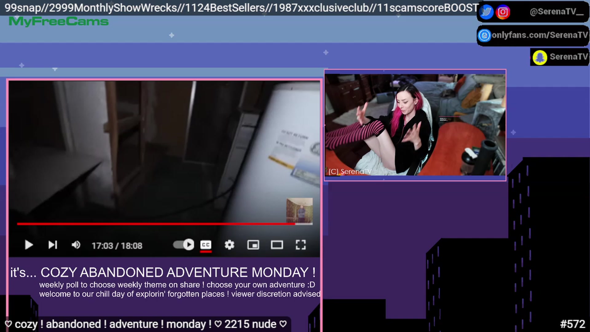 Gallery image thumbnail from serenatv's myfreecams stream on, 03/06/2023, 21:16 image 10 of 20