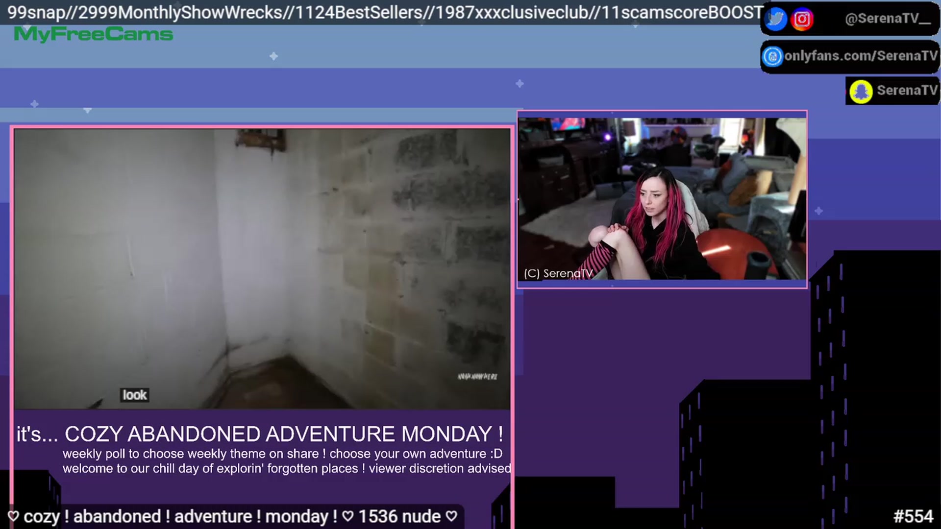 Gallery image thumbnail from serenatv's myfreecams stream on, 03/06/2023, 21:16 image 20 of 20