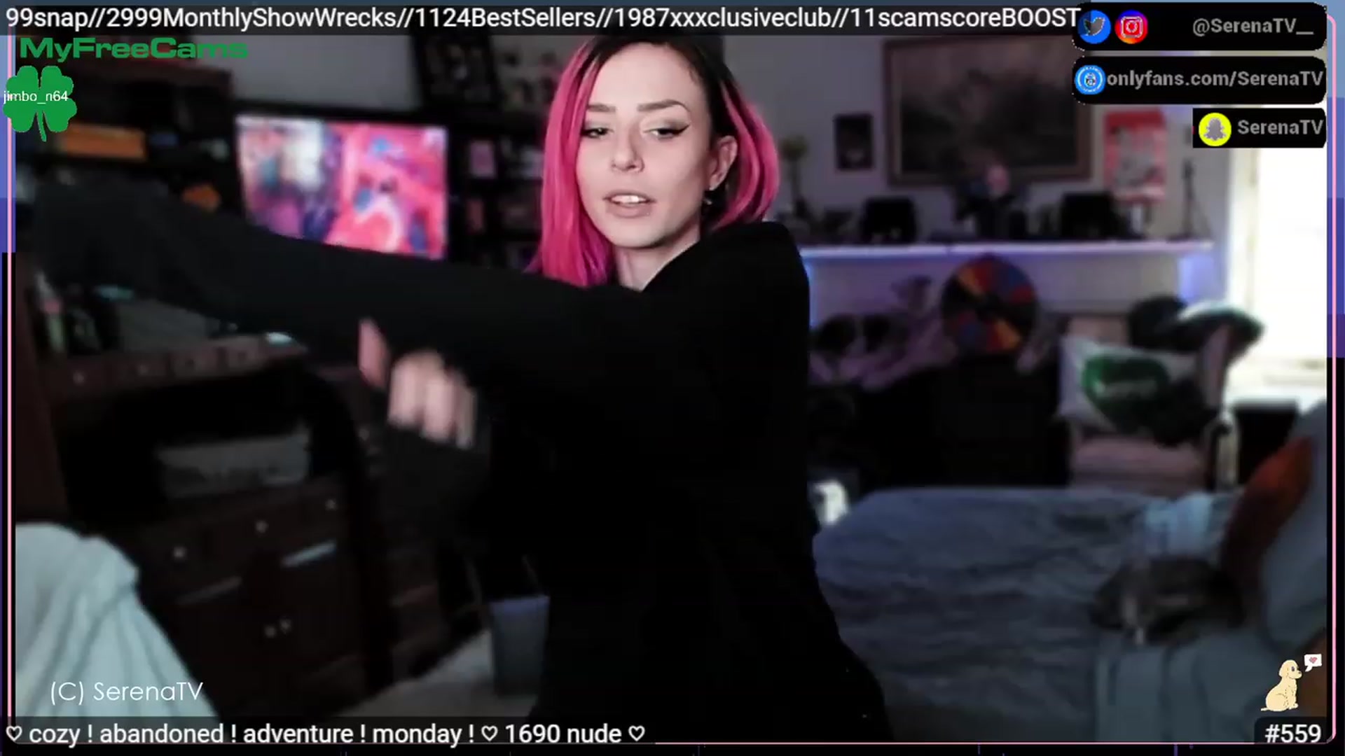 Gallery image thumbnail from serenatv's myfreecams stream on, 03/06/2023, 21:16 image 15 of 20