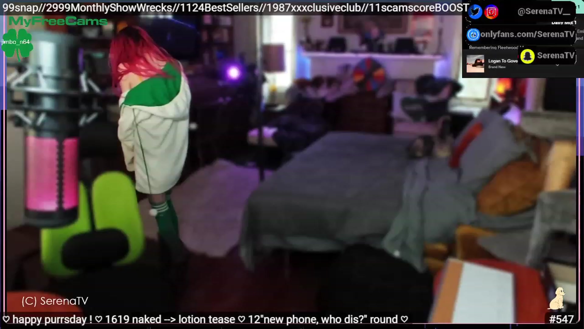Gallery image thumbnail from serenatv's myfreecams stream on, 03/09/2023, 21:21 image 17 of 20