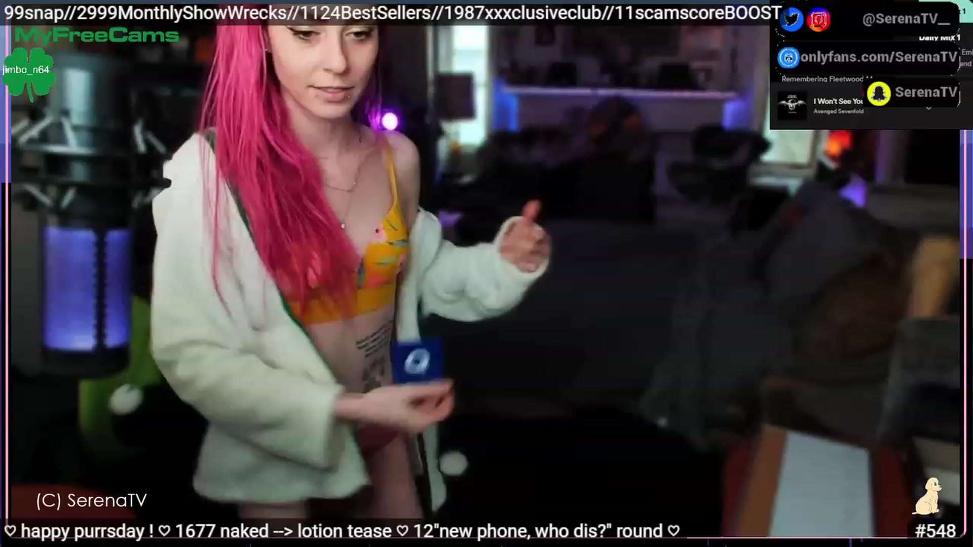 Gallery image thumbnail from serenatv's myfreecams stream on, 03/09/2023, 21:21 image 15 of 20
