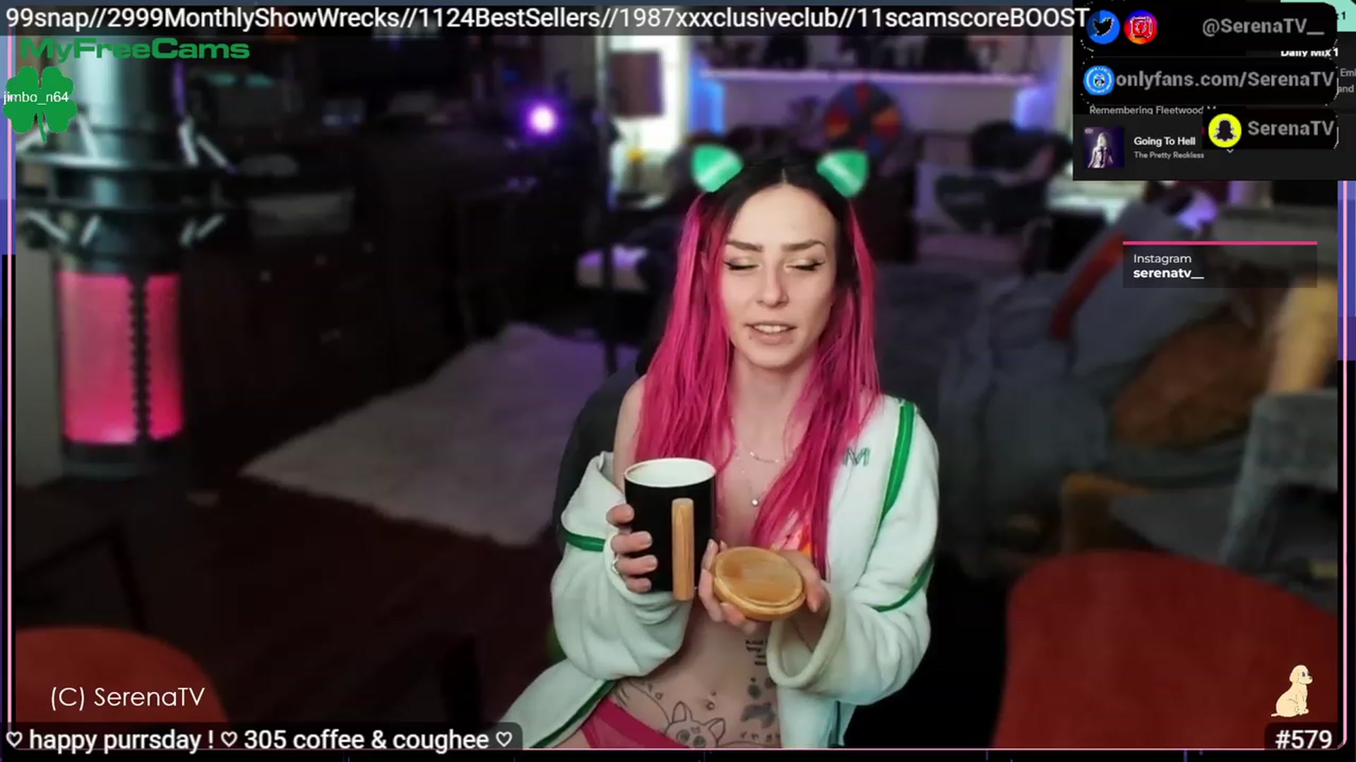 Gallery image thumbnail from serenatv's myfreecams stream on, 03/09/2023, 21:21 image 4 of 20