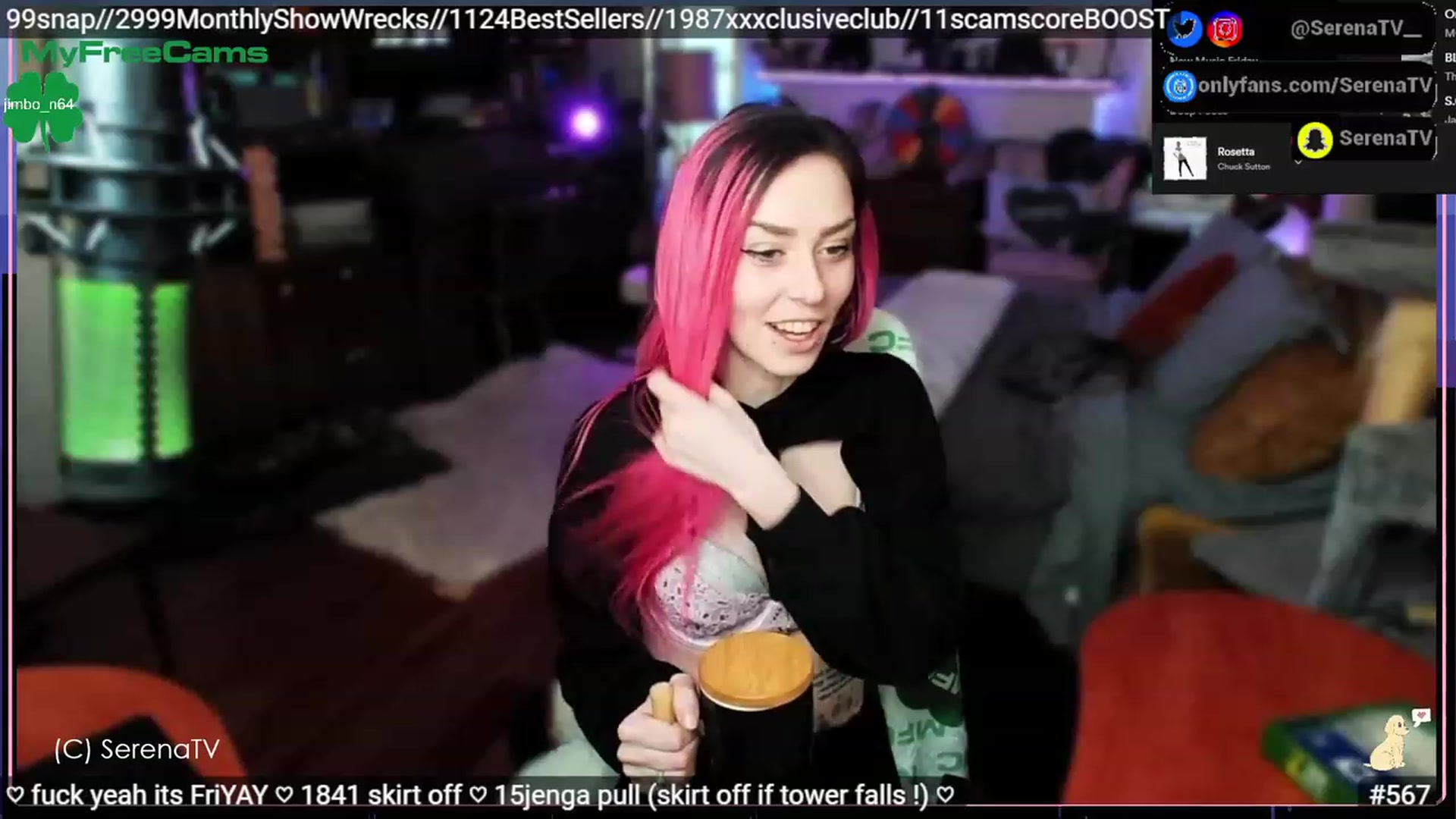 Gallery image thumbnail from serenatv's myfreecams stream on, 03/10/2023, 22:10 image 15 of 20