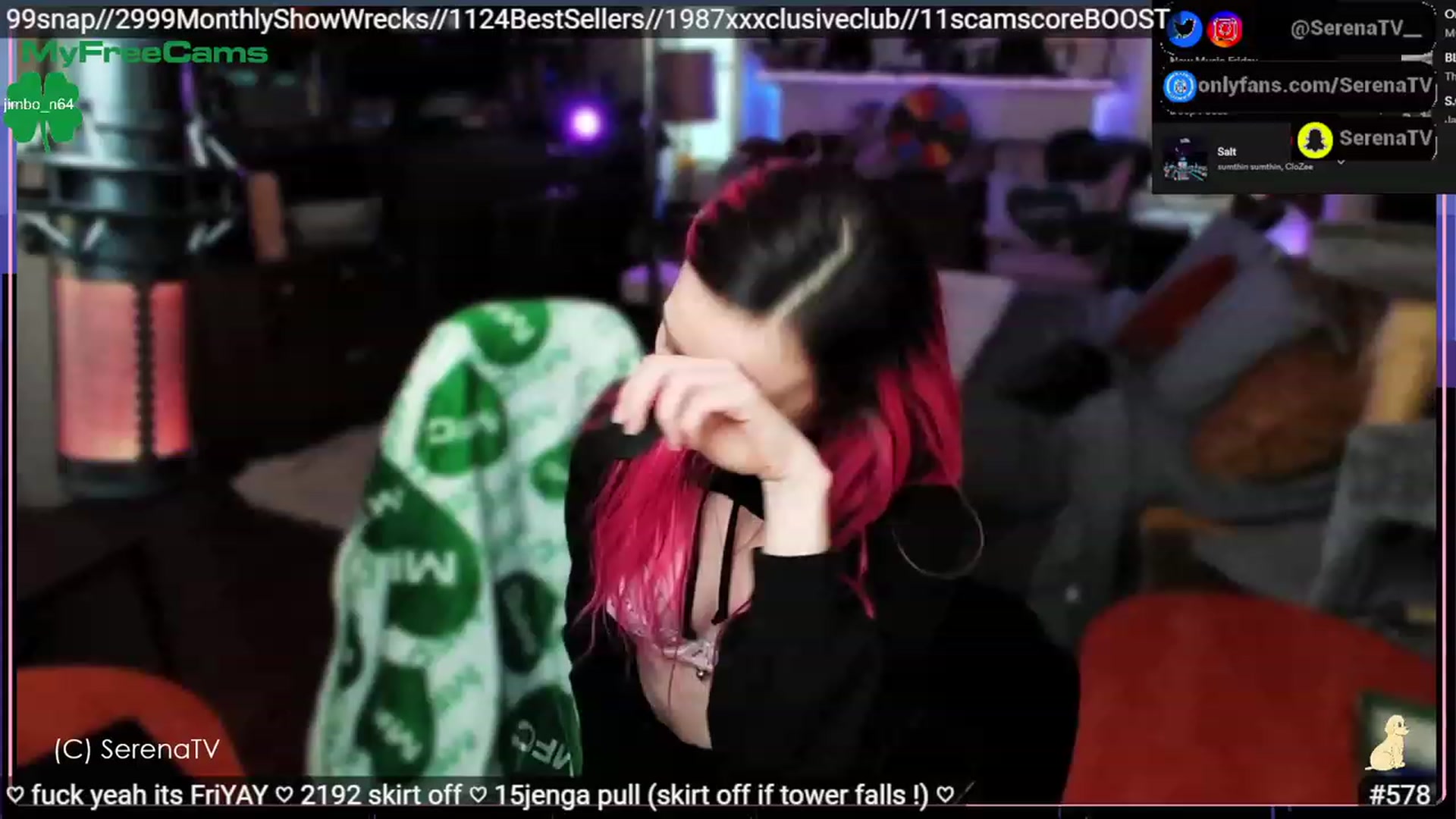 Gallery image thumbnail from serenatv's myfreecams stream on, 03/10/2023, 22:10 image 9 of 20