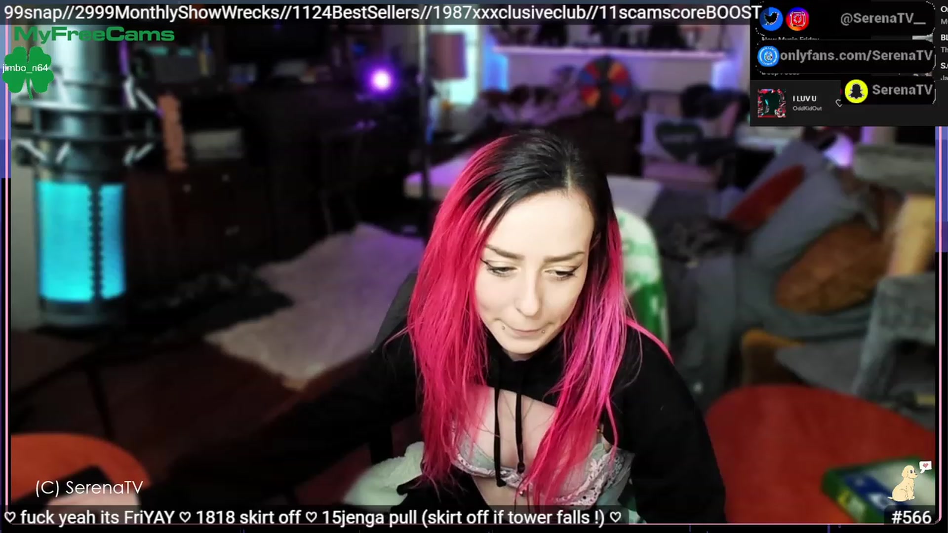 Gallery image thumbnail from serenatv's myfreecams stream on, 03/10/2023, 22:10 image 16 of 20