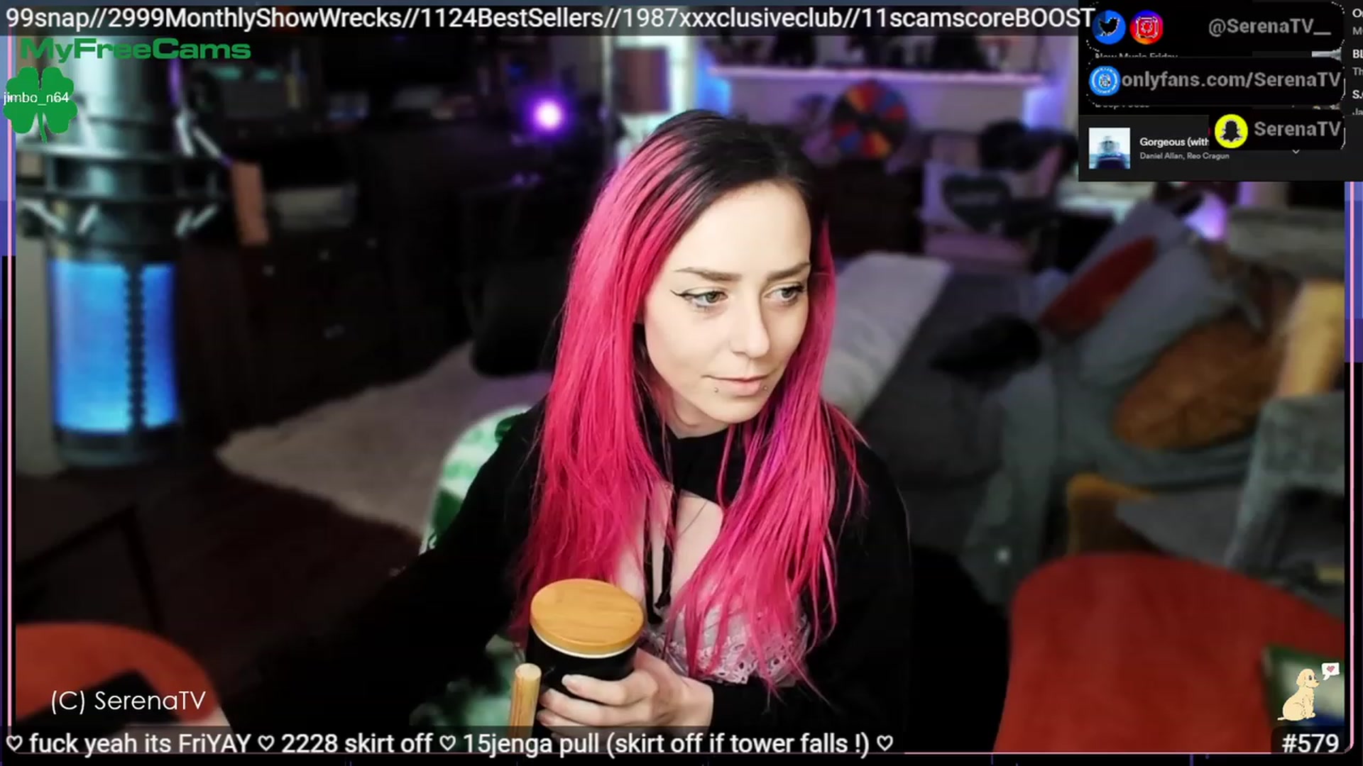 Gallery image thumbnail from serenatv's myfreecams stream on, 03/10/2023, 22:10 image 7 of 20